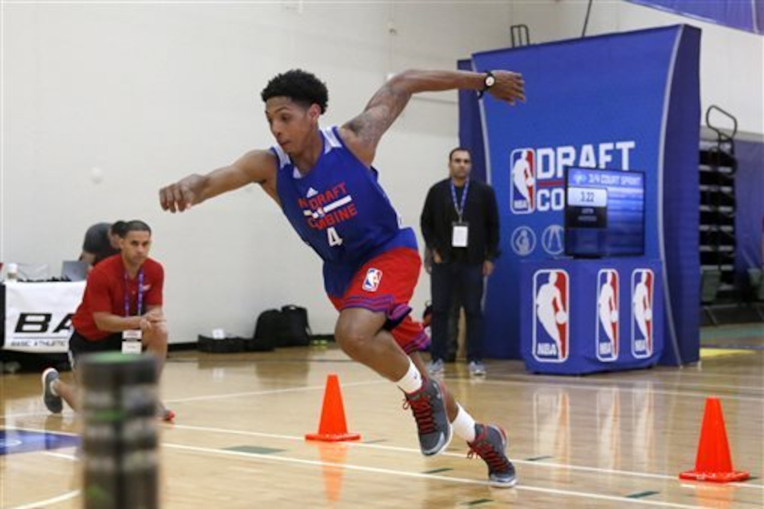 Murray State point guard Cameron Payne grabbed attention at the NBA combine and has piqued the interest of the Knicks enough to consider trading down.