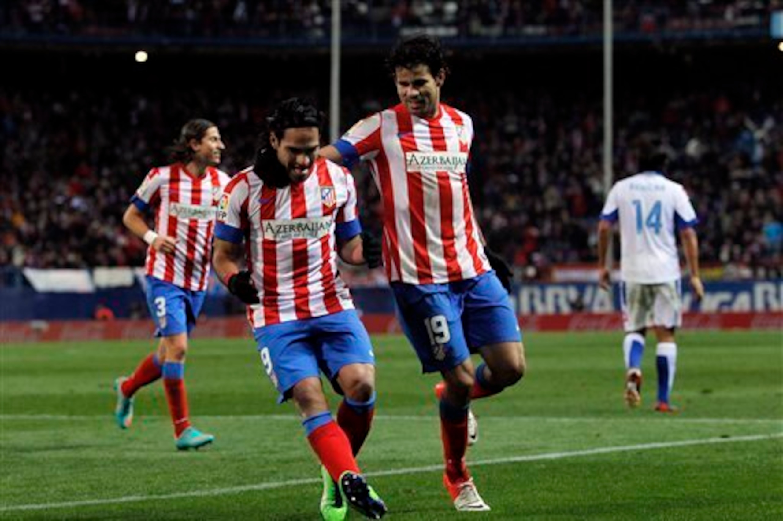 Falcao would find himself behind Costa in the Blues pecking order. Falcao would find himself behind Costa in the Blues pecking order.