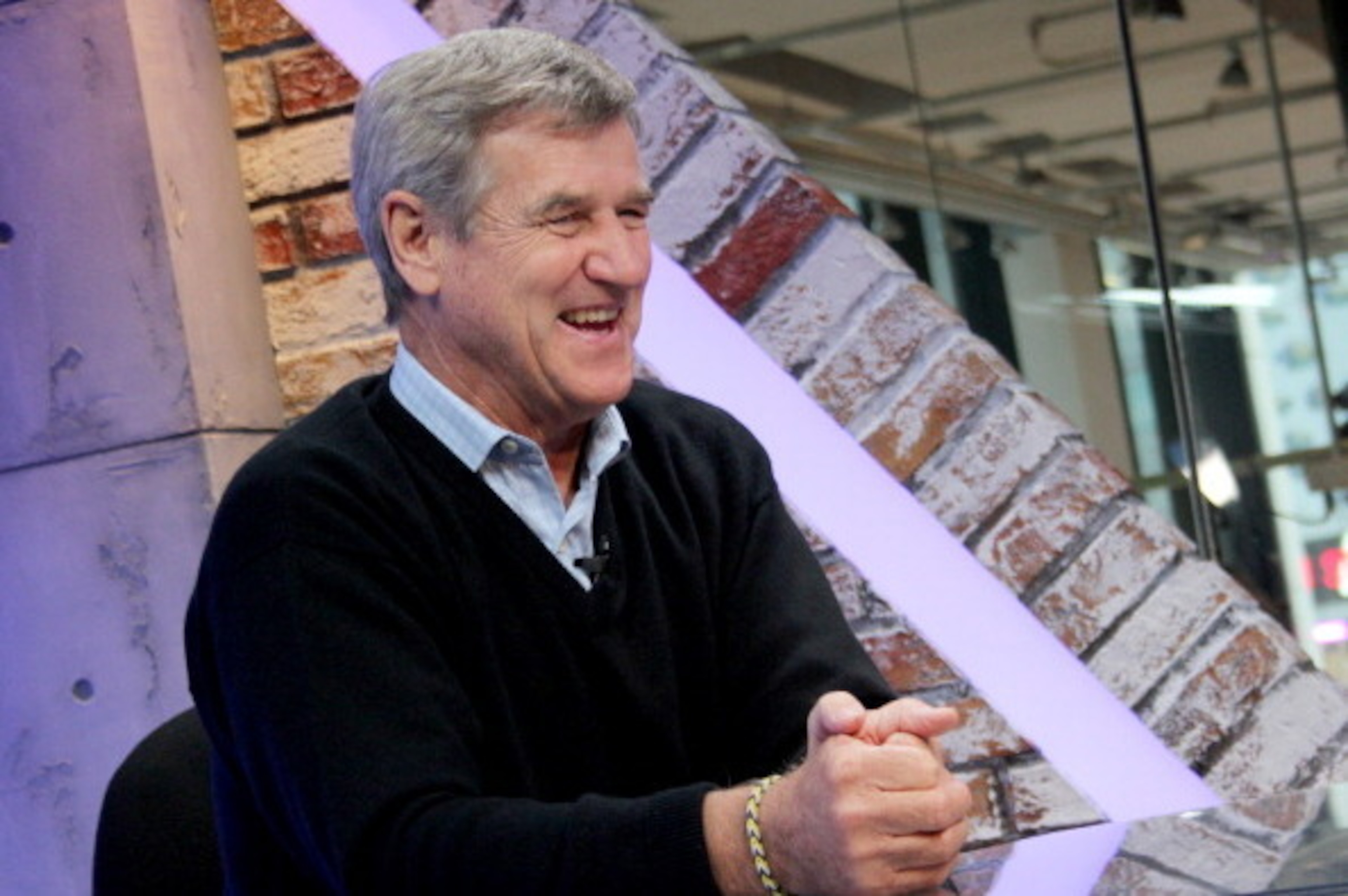 NEW YORK, NY - OCTOBER 22: Bobby Orr appears on the NHL Live program while participating in a book signing at the NHL Powered by Reebok Store to promote his new book 'Orr: My Story' on October 22, 2013 in New York City. Hundreds of fans turned out to mee NEW YORK, NY - OCTOBER 22: Bobby Orr appears on the NHL Live program while participating in a book signing at the NHL Powered by Reebok Store to promote his new book 'Orr: My Story' on October 22, 2013 in New York City. Hundreds of fans turned out to mee