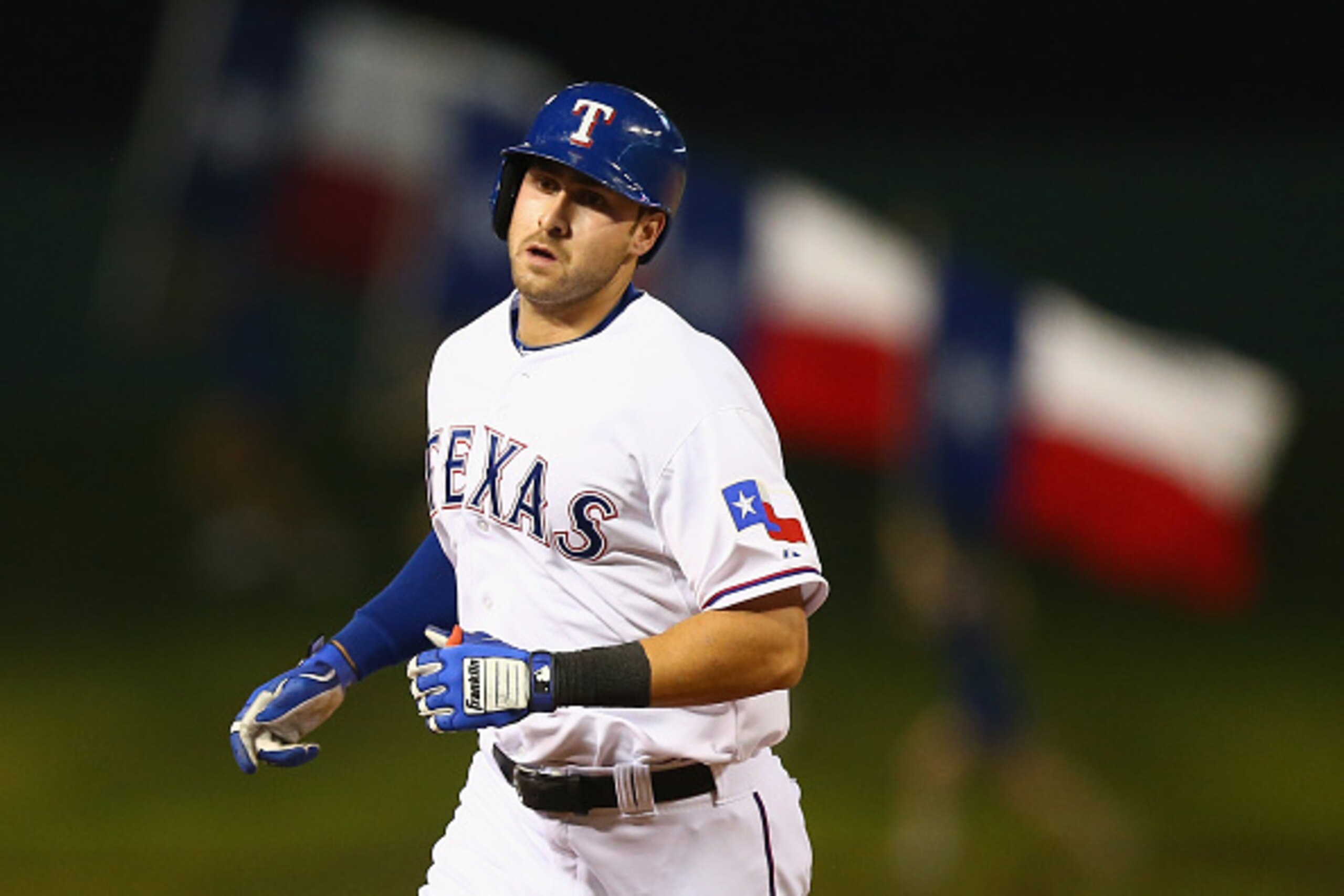 ARLINGTON, TX - JUNE 03: Joey Gallo #13 of the Texas Rangers runs the bases after hitting a homerun against the Chicago White Sox in the ninth inning at Globe Life Park in Arlington on June 3, 2015 in Arlington, Texas. (Photo by Ronald Martinez/Getty Im ARLINGTON, TX - JUNE 03: Joey Gallo #13 of the Texas Rangers runs the bases after hitting a homerun against the Chicago White Sox in the ninth inning at Globe Life Park in Arlington on June 3, 2015 in Arlington, Texas. (Photo by Ronald Martinez/Getty Im