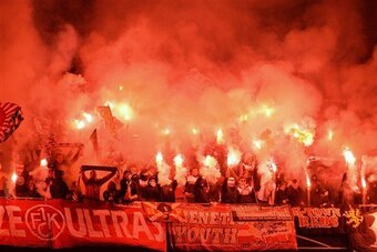 Even in the second tier, the atmosphere in Kaiserslautern can be intense.