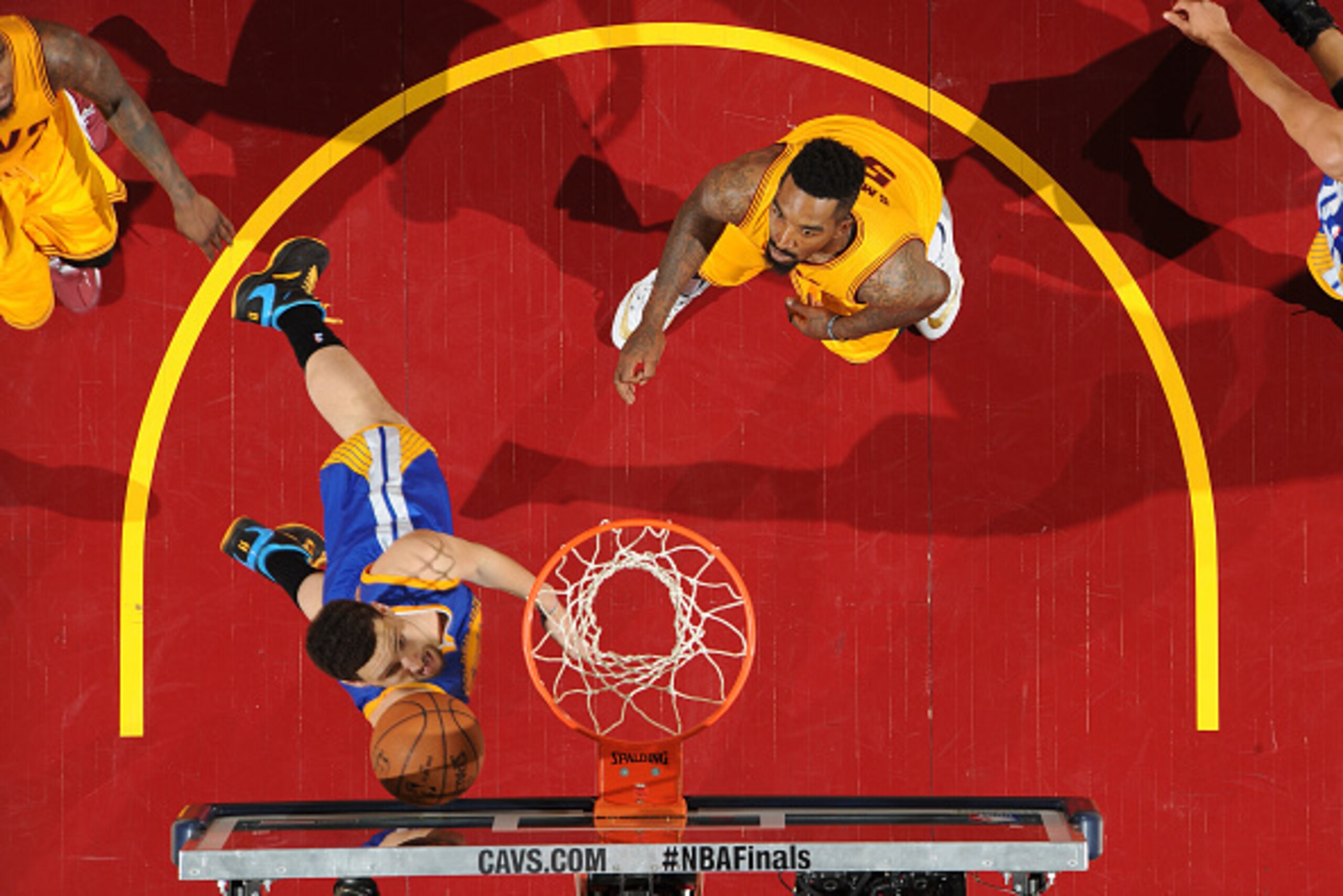 CLEVELAND, OH - JUNE 11: Klay Thompson #11 of the Golden State Warriors shoots during Game Four of the 2015 NBA Finals at The Quicken Loans Arena on June 11, 2015 in Cleveland, Ohio. NOTE TO USER: User expressly acknowledges and agrees that, by downloadin