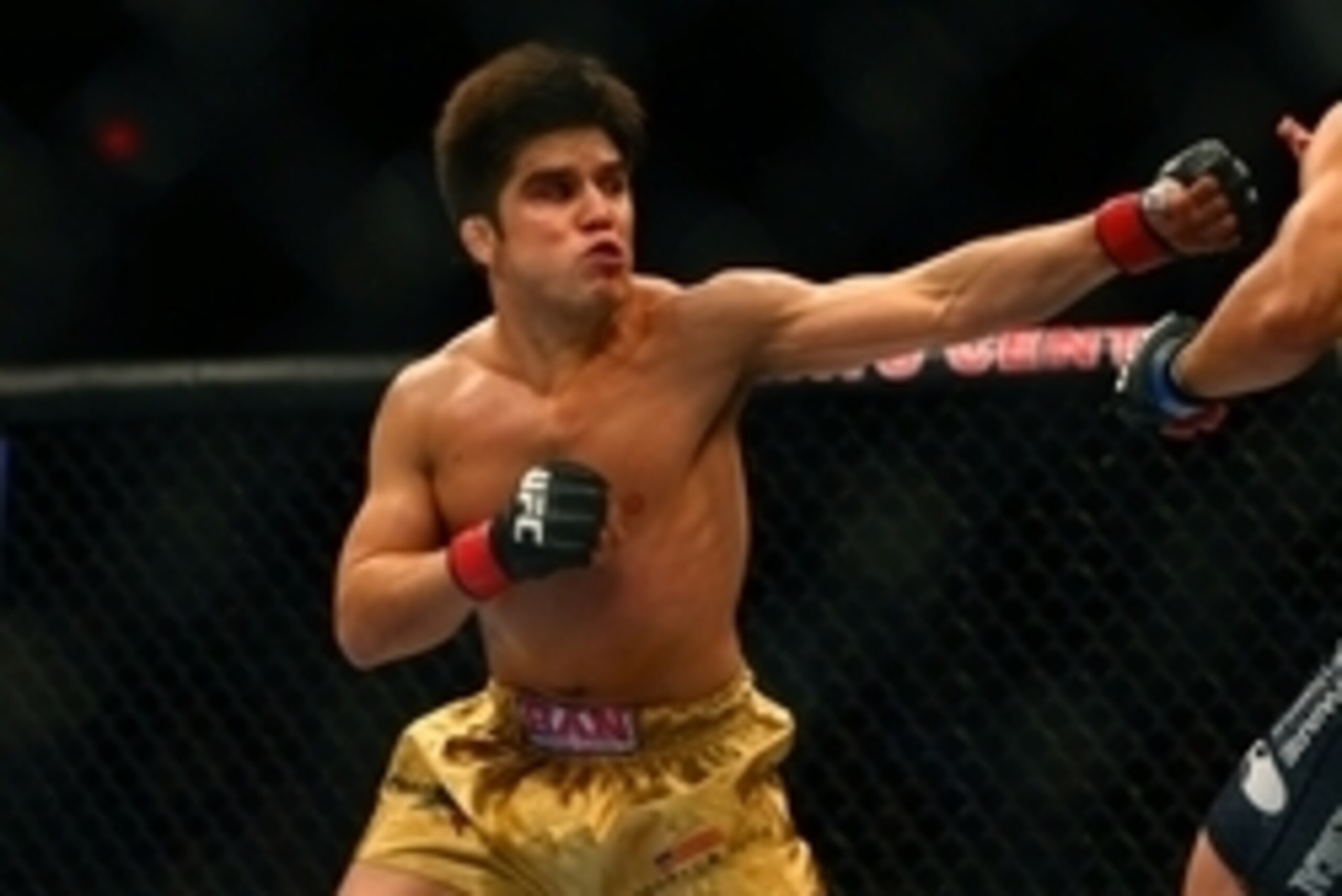 December 13, 2014; Phoenix, AZ, USA; Henry Cejudo fights during UFC Fight Night at US Airways Center. Mandatory Credit: Mark J. Rebilas-USA TODAY Sports