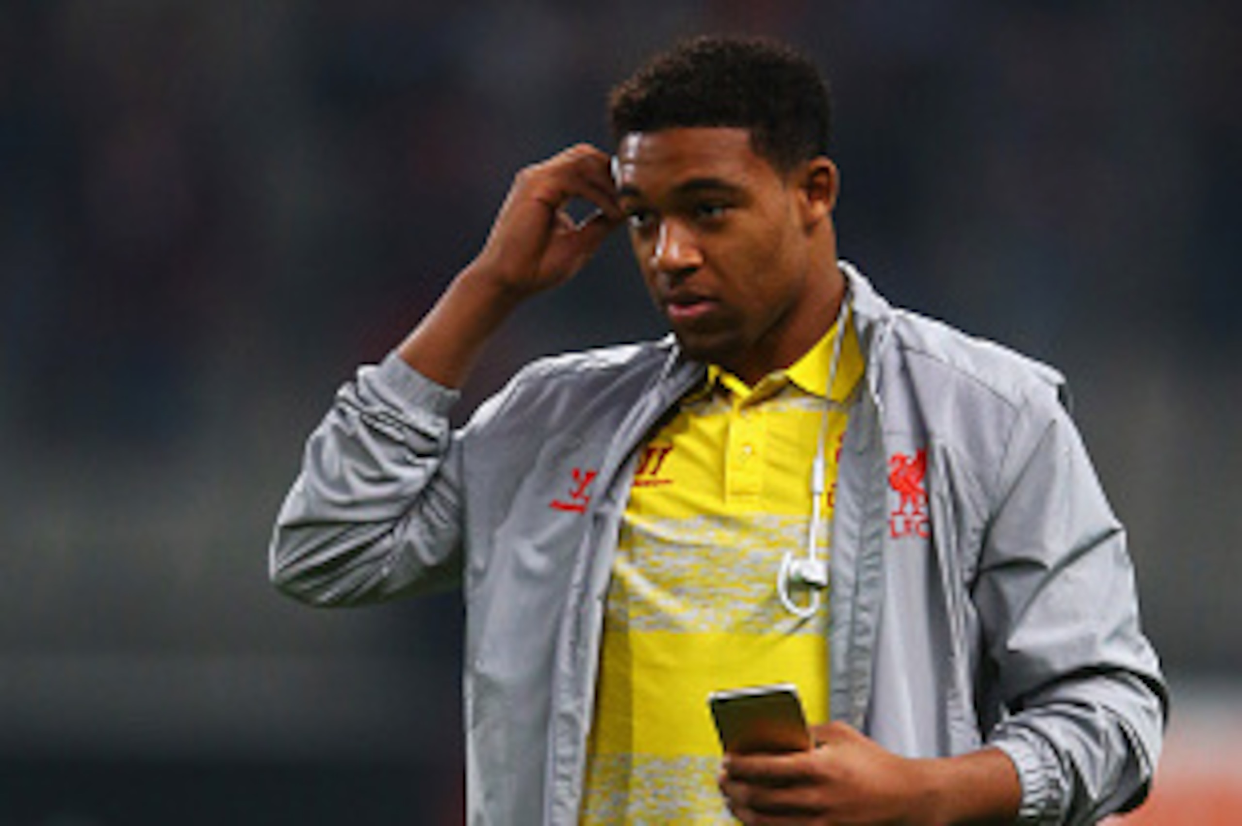 ISTANBUL, TURKEY - FEBRUARY 26:  Jordon Ibe of Liverpool walks on the pitch prior to the UEFA Europa League Round of 32 second leg match between Besiktas JK and Liverpool FC on February 26, 2015 in Istanbul, Turkey.  (Photo by Richard Heathcote/Getty Imag