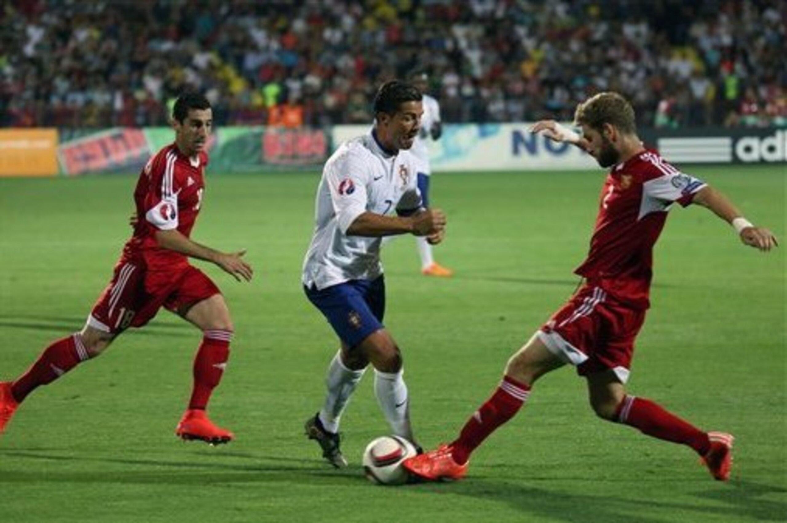 Ronaldo was virtually unstoppable against Armenia. Ronaldo was virtually unstoppable against Armenia.
