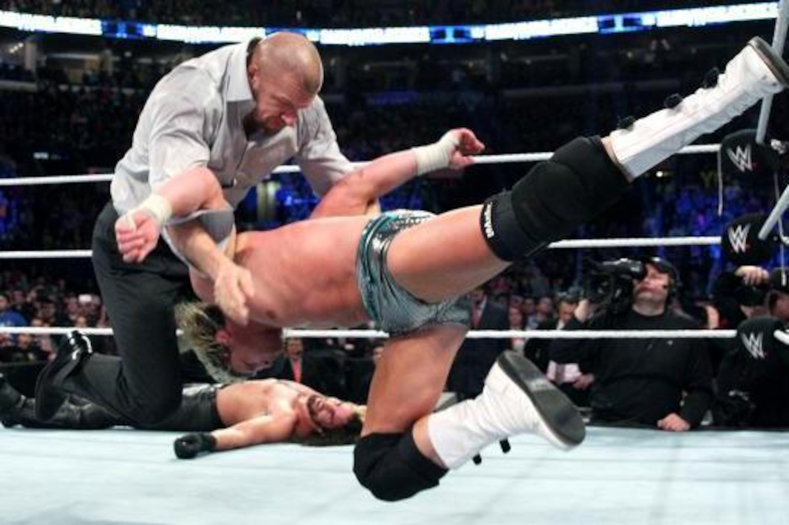 Ziggler battled the Authority at Survivor Series 2014.