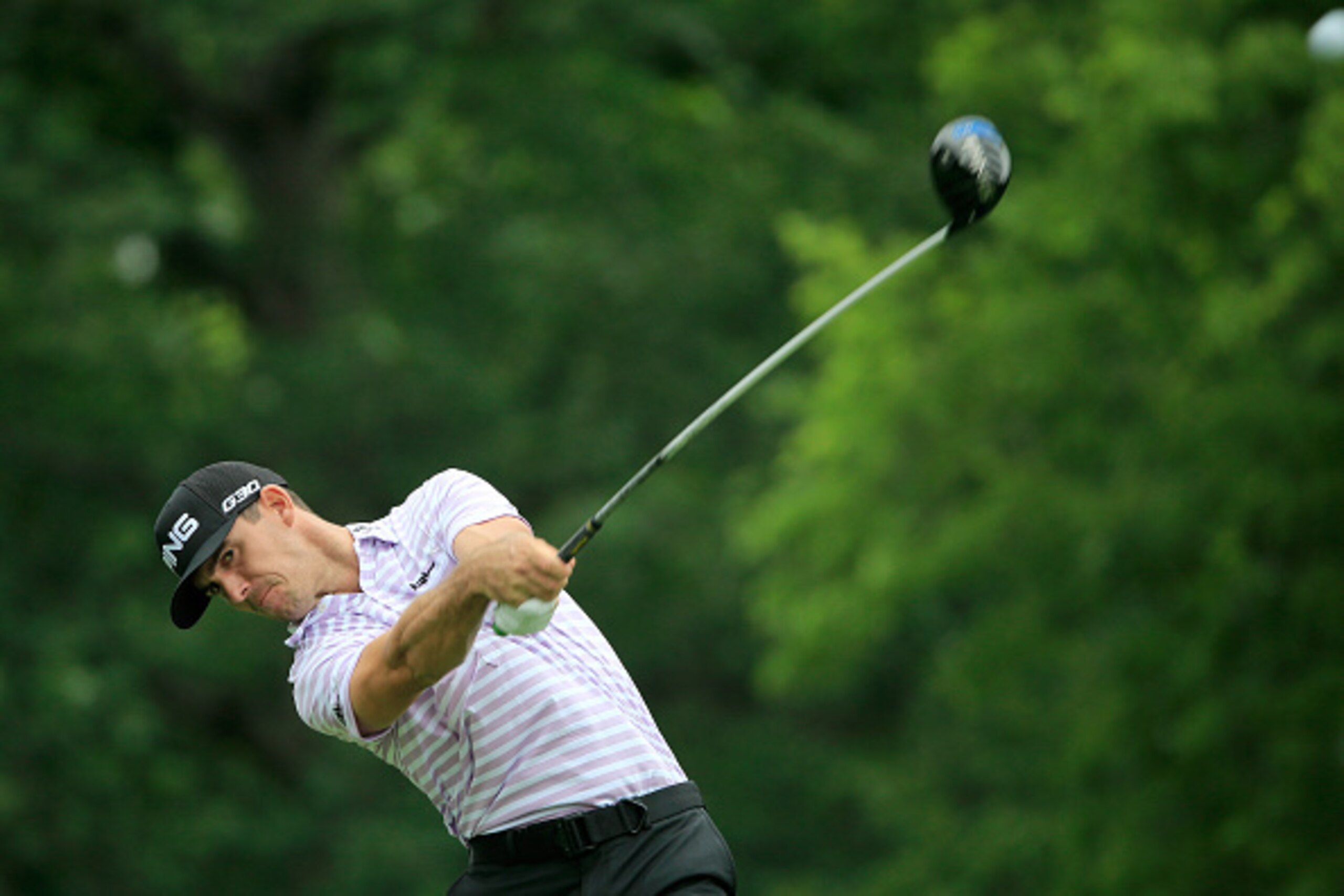 DUBLIN, OH - JUNE 03:  Billy Horschel of the United States plays a shot during the pro-am round for The Memorial Tournament presented by Nationwide at Muirfield Village Golf Club on June 3, 2015 in Dublin, Ohio.  (Photo by Sam Greenwood/Getty Images)