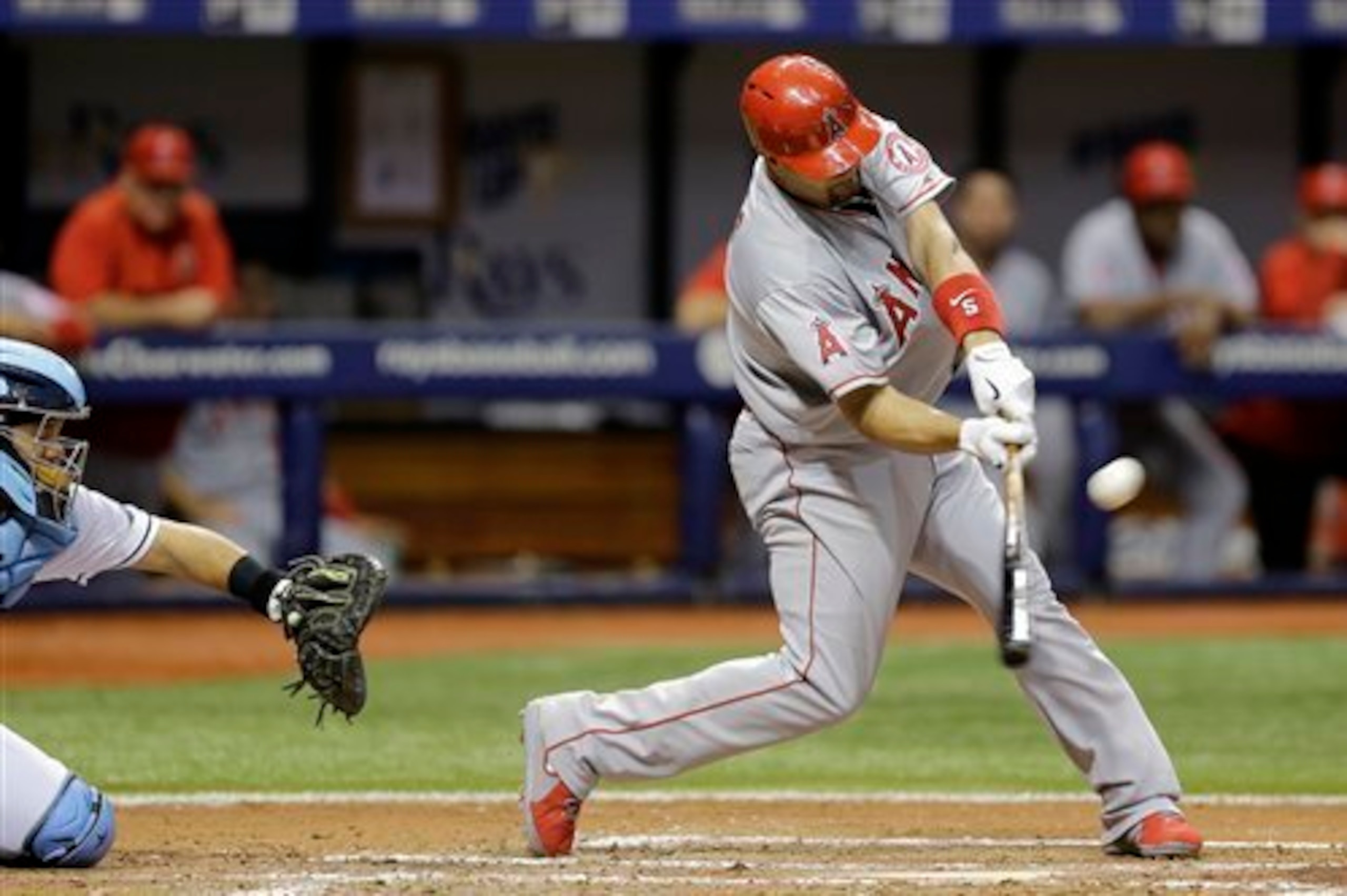 Suddenly, Pujols is going up there hacking.