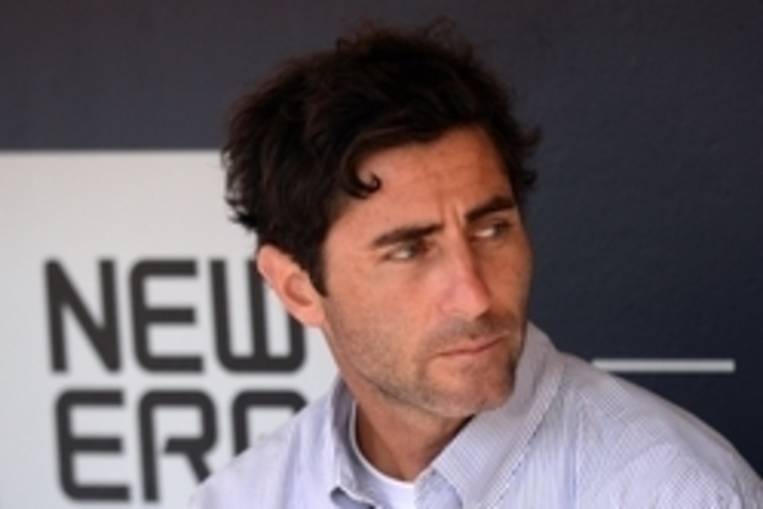 Jun 3, 2015; San Diego, CA, USA; San Diego Padres general manager A.J. Preller looks on from the dugout before the game against the New York Mets at Petco Park. Mandatory Credit: Jake Roth-USA TODAY Sports