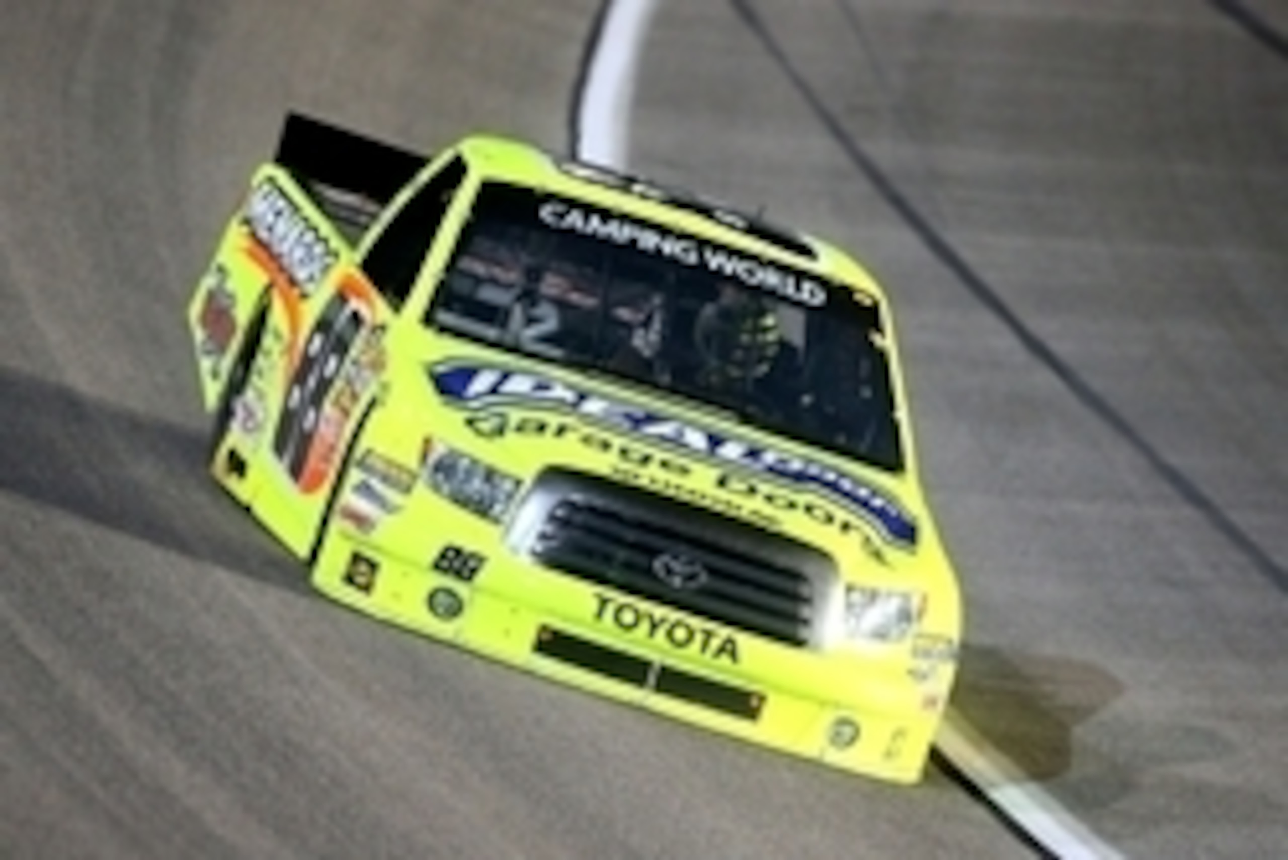 Nov 15, 2013; Homestead, FL, USA; NASCAR Camping World Truck Series driver Matt Crafton during the Ford EcoBoost 200 at Homestead-Miami Speedway. Mandatory Credit: Mark J. Rebilas-USA TODAY Sports