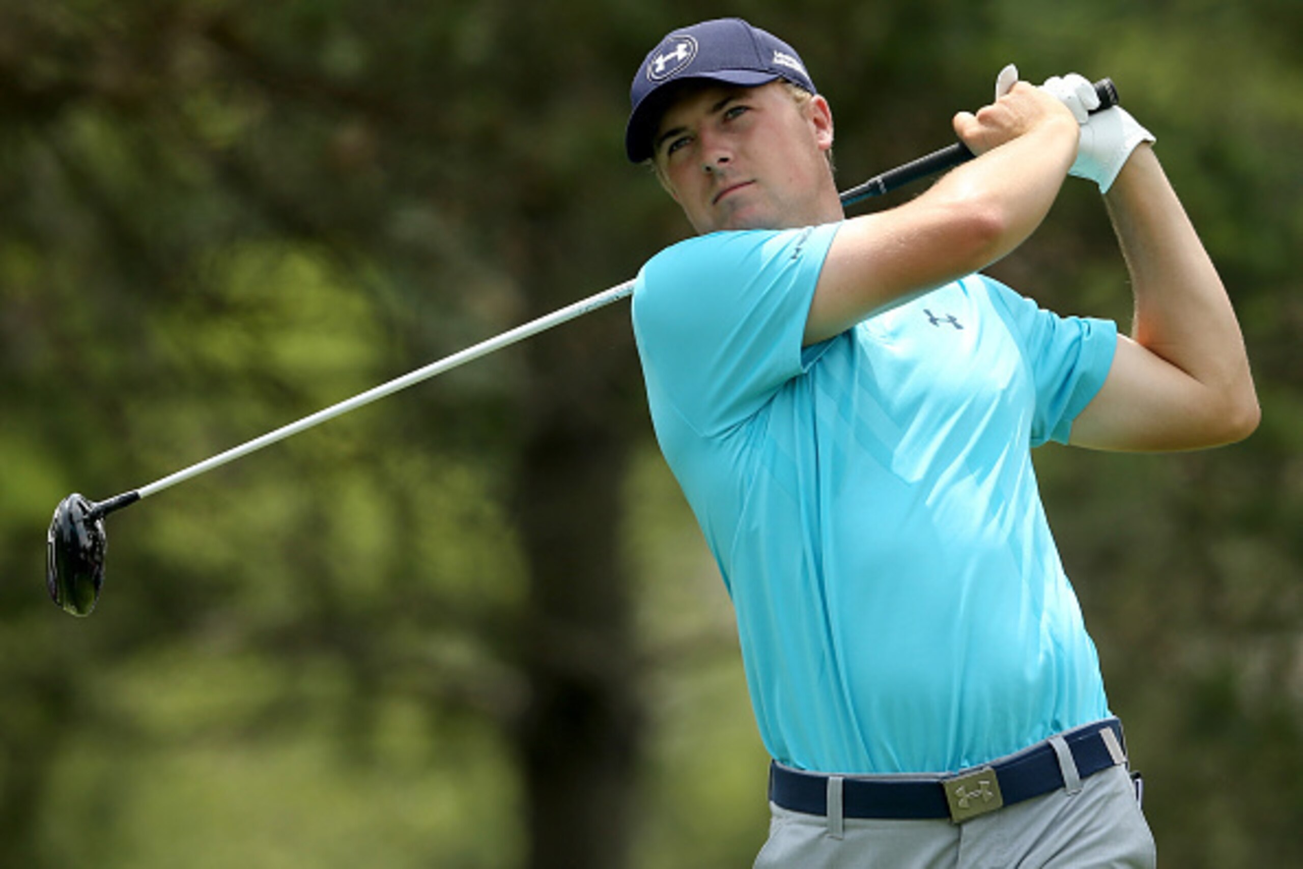 DUBLIN, OH - JUNE 05: Jordan Spieth watches his tee shot on the second hole during the second round of The Memorial Tournament presented by Nationwide at Muirfield Village Golf Club on June 5, 2015 in Dublin, Ohio. (Photo by Andy Lyons/Getty Images) DUBLIN, OH - JUNE 05: Jordan Spieth watches his tee shot on the second hole during the second round of The Memorial Tournament presented by Nationwide at Muirfield Village Golf Club on June 5, 2015 in Dublin, Ohio. (Photo by Andy Lyons/Getty Images)