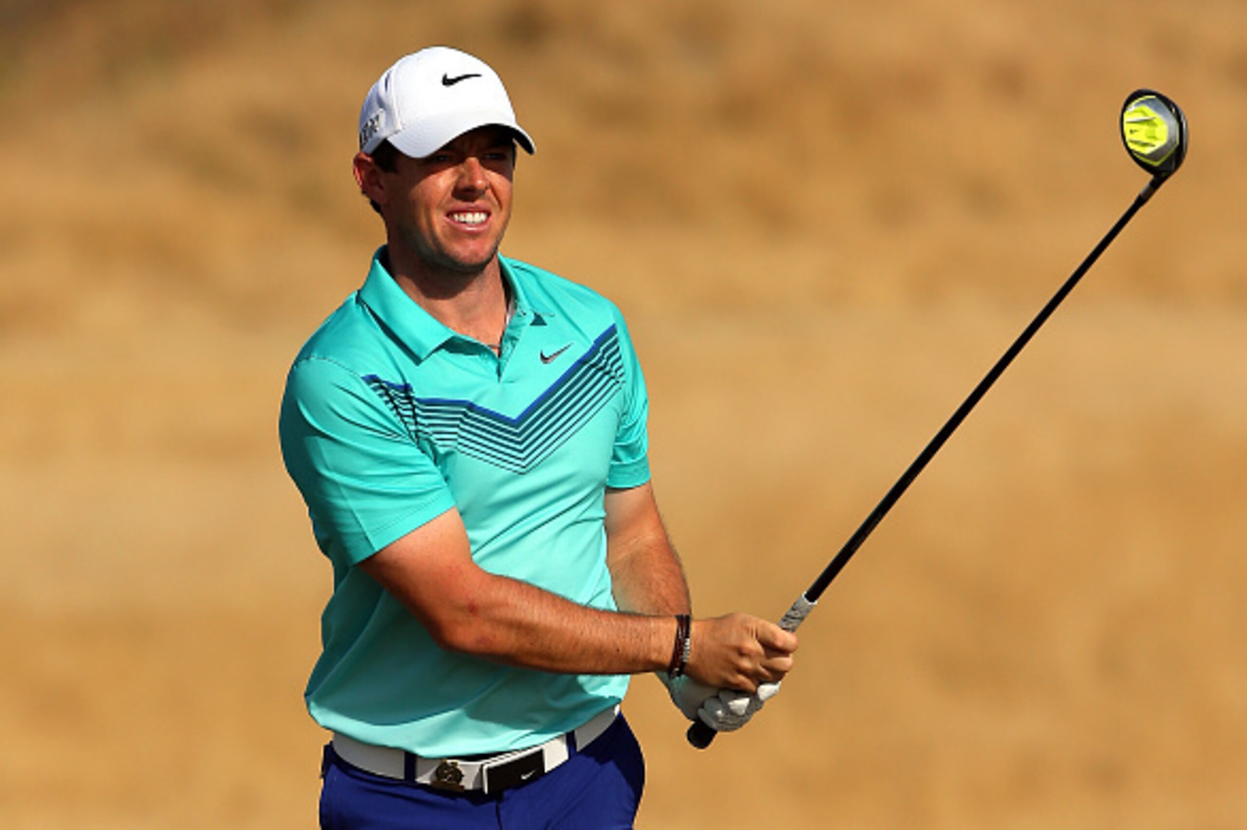 UNIVERSITY PLACE, WA - JUNE 16: Rory McIlroy of Northern Ireland hits a shot during a practice round prior to the start of the 115th U.S. Open Championship at Chambers Bay on June 16, 2015 in University Place, Washington. (Photo by Ross Kinnaird/Getty I UNIVERSITY PLACE, WA - JUNE 16: Rory McIlroy of Northern Ireland hits a shot during a practice round prior to the start of the 115th U.S. Open Championship at Chambers Bay on June 16, 2015 in University Place, Washington. (Photo by Ross Kinnaird/Getty I