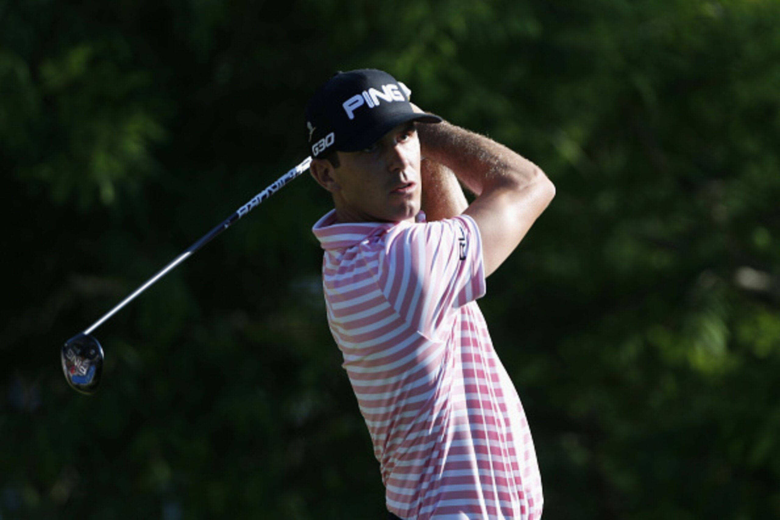 MEMPHIS, TN - JUNE 12:  Billy Horschel tees off on the 12th hole during round two of the FedEx St. Jude Classic at TPC Southwind on June 12, 2015 in Memphis, Tennessee.  (Photo by Todd Warshaw/Getty Images)