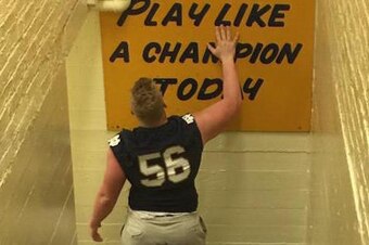 Boudreaux enjoyed a successful Notre Dame visit in June.
