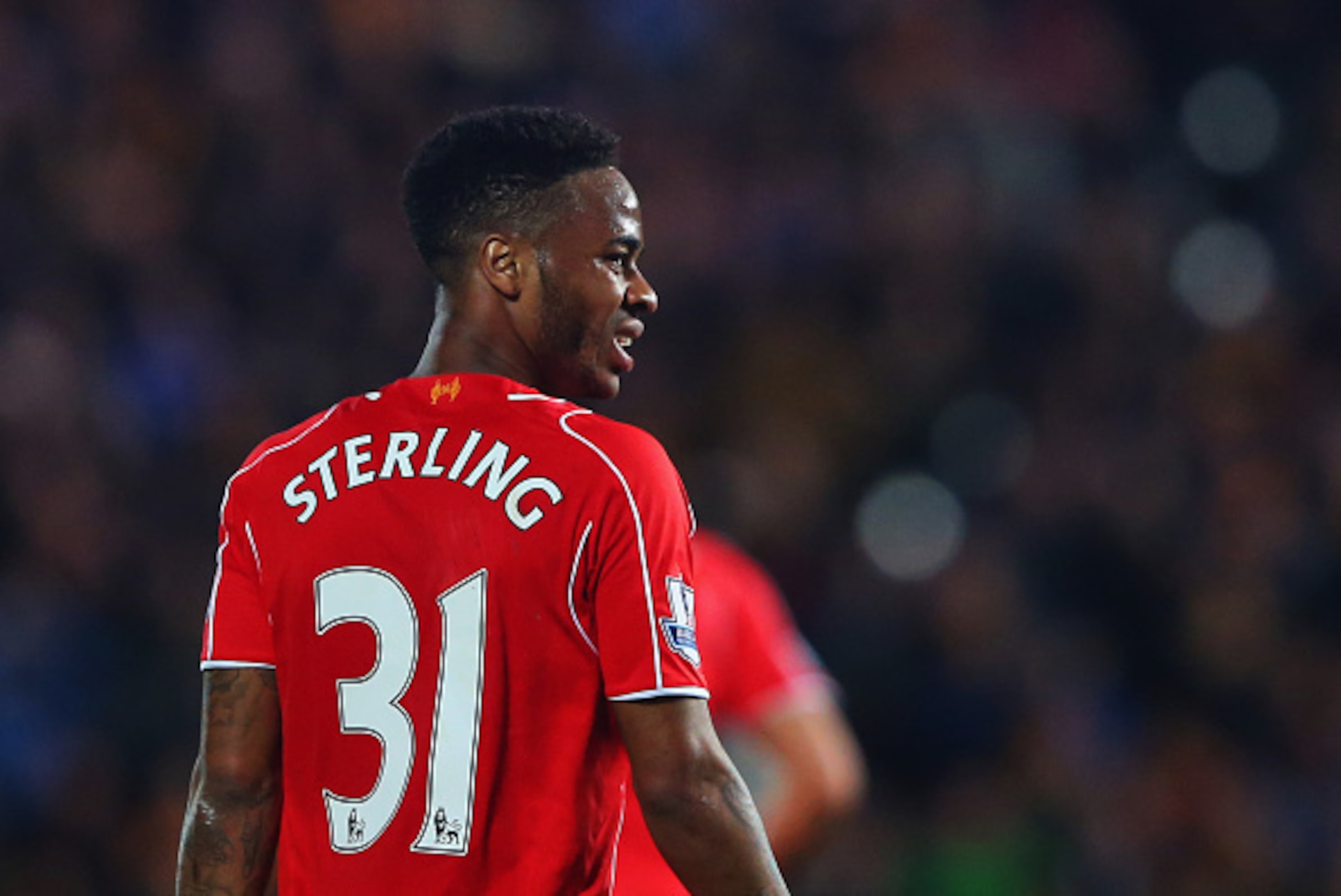HULL, ENGLAND - APRIL 28:  Raheem Sterling of Liverpool looks on during the Barclays Premier League match between Hull City and Liverpool at KC Stadium on April 28, 2015 in Hull, England.  (Photo by Alex Livesey/Getty Images)