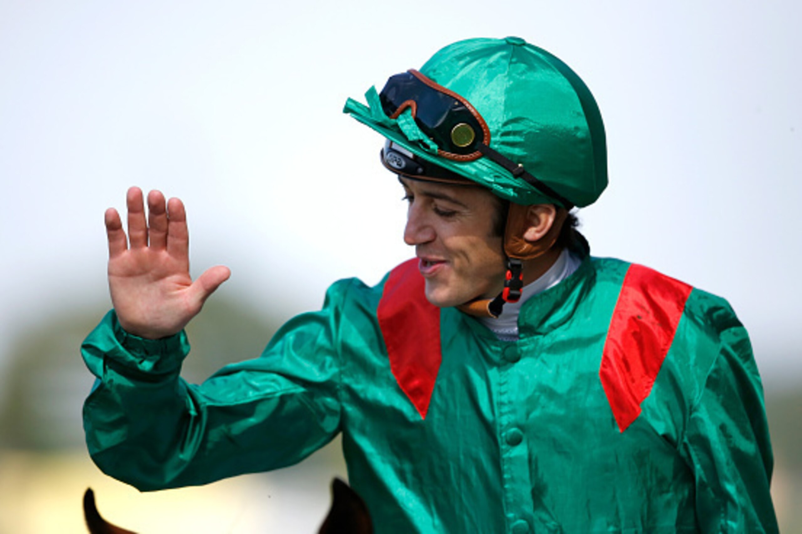 ASCOT, ENGLAND - JUNE 19:  Ervedya ridden by Christophe Soumillon celebrates after winning the Coronation Stakes during Royal Ascot 2015 at Ascot racecourse on June 19, 2015 in Ascot, England.  (Photo by Alan Crowhurst/Getty Images for Ascot Racecourse)
