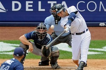 Derek Jeter homered for his 3,000th hit, on July 9, 2011, off David Price.