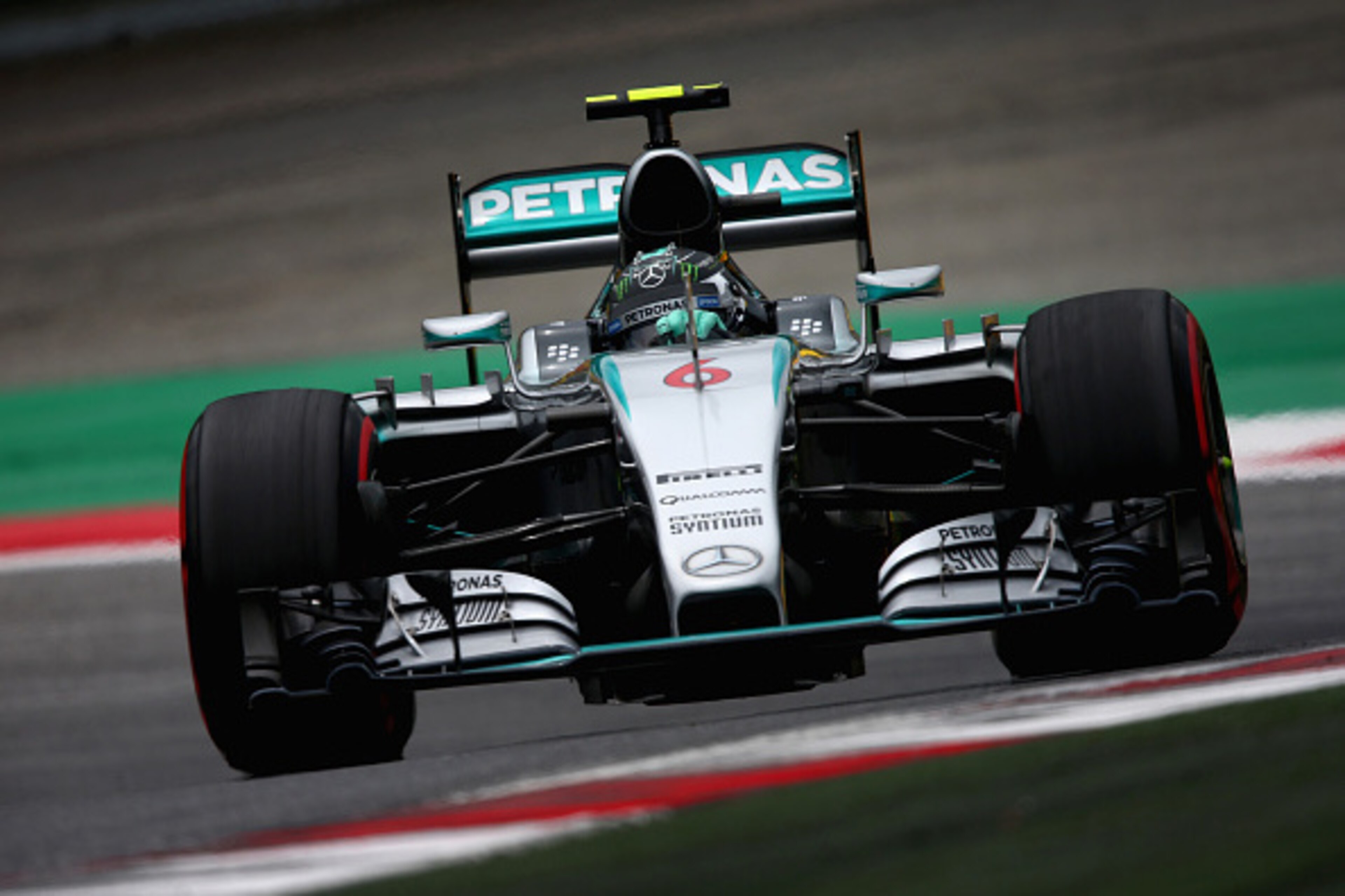 SPIELBERG, AUSTRIA - JUNE 20: Nico Rosberg of Germany and Mercedes GP drives during qualifying for the Formula One Grand Prix of Austria at Red Bull Ring on June 20, 2015 in Spielberg, Austria. (Photo by Clive Mason/Getty Images) SPIELBERG, AUSTRIA - JUNE 20: Nico Rosberg of Germany and Mercedes GP drives during qualifying for the Formula One Grand Prix of Austria at Red Bull Ring on June 20, 2015 in Spielberg, Austria. (Photo by Clive Mason/Getty Images)