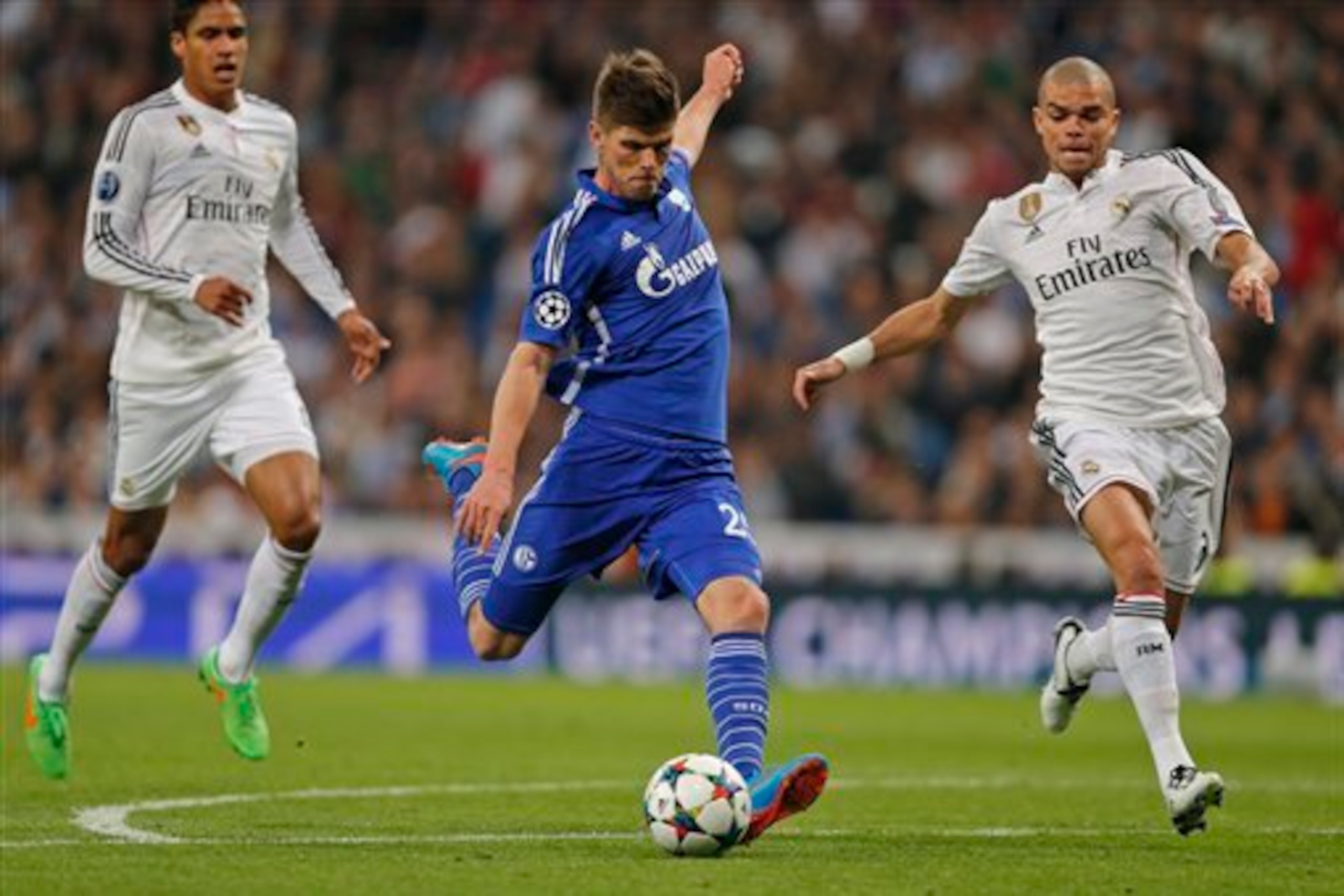 Pepe may have to make way for Varane next season. Pepe may have to make way for Varane next season.