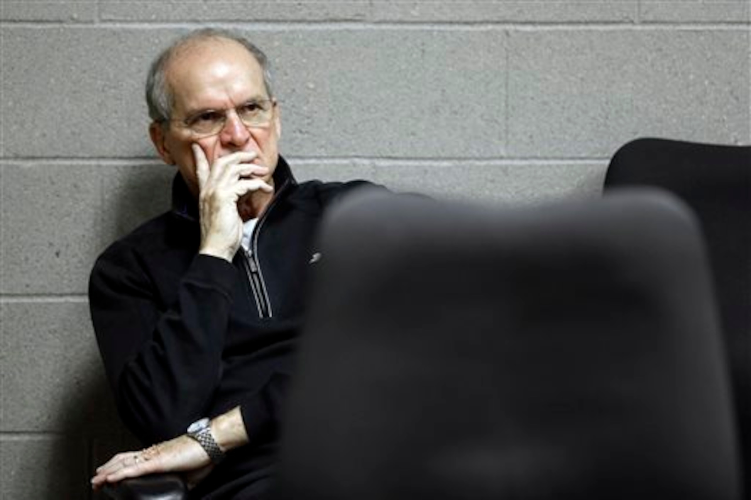 Jim Harbaugh's father and former Michigan assistant coach, Jack Harbaugh. Jim Harbaugh's father and former Michigan assistant coach, Jack Harbaugh.