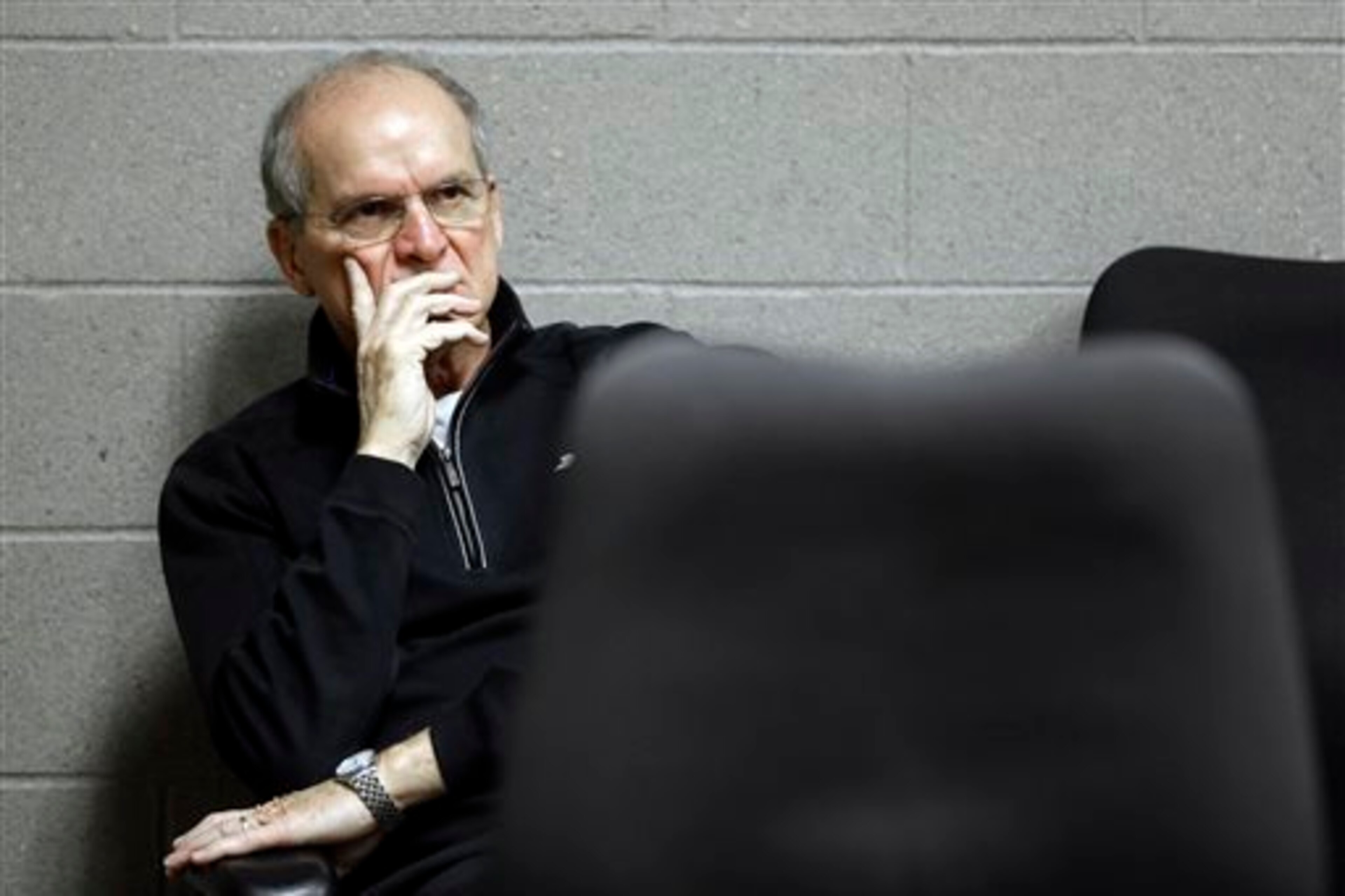 Jim Harbaugh's father and former Michigan assistant coach, Jack Harbaugh. Jim Harbaugh's father and former Michigan assistant coach, Jack Harbaugh.