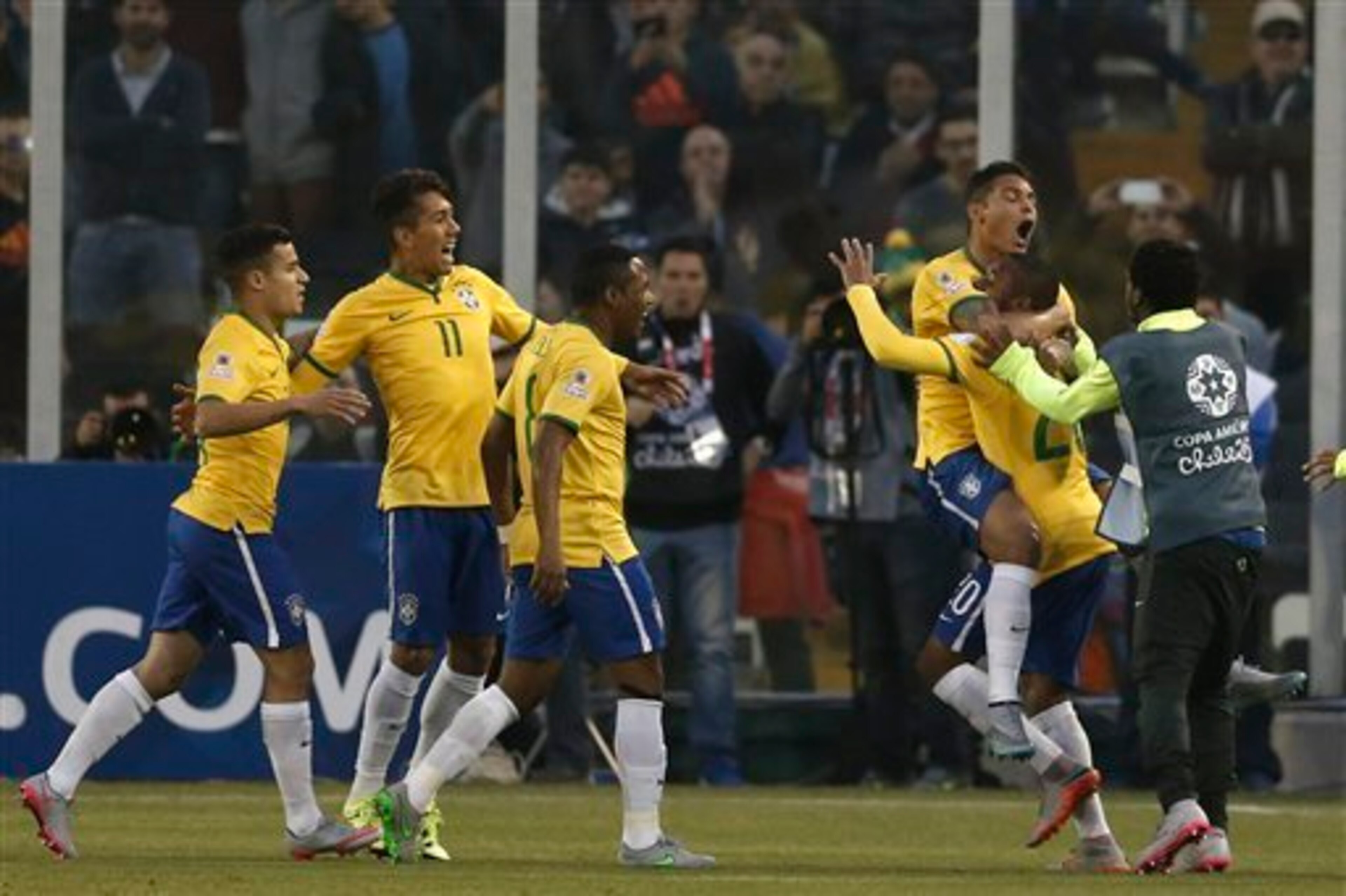 Thiago Silva scored a stunning opener for Brazil.