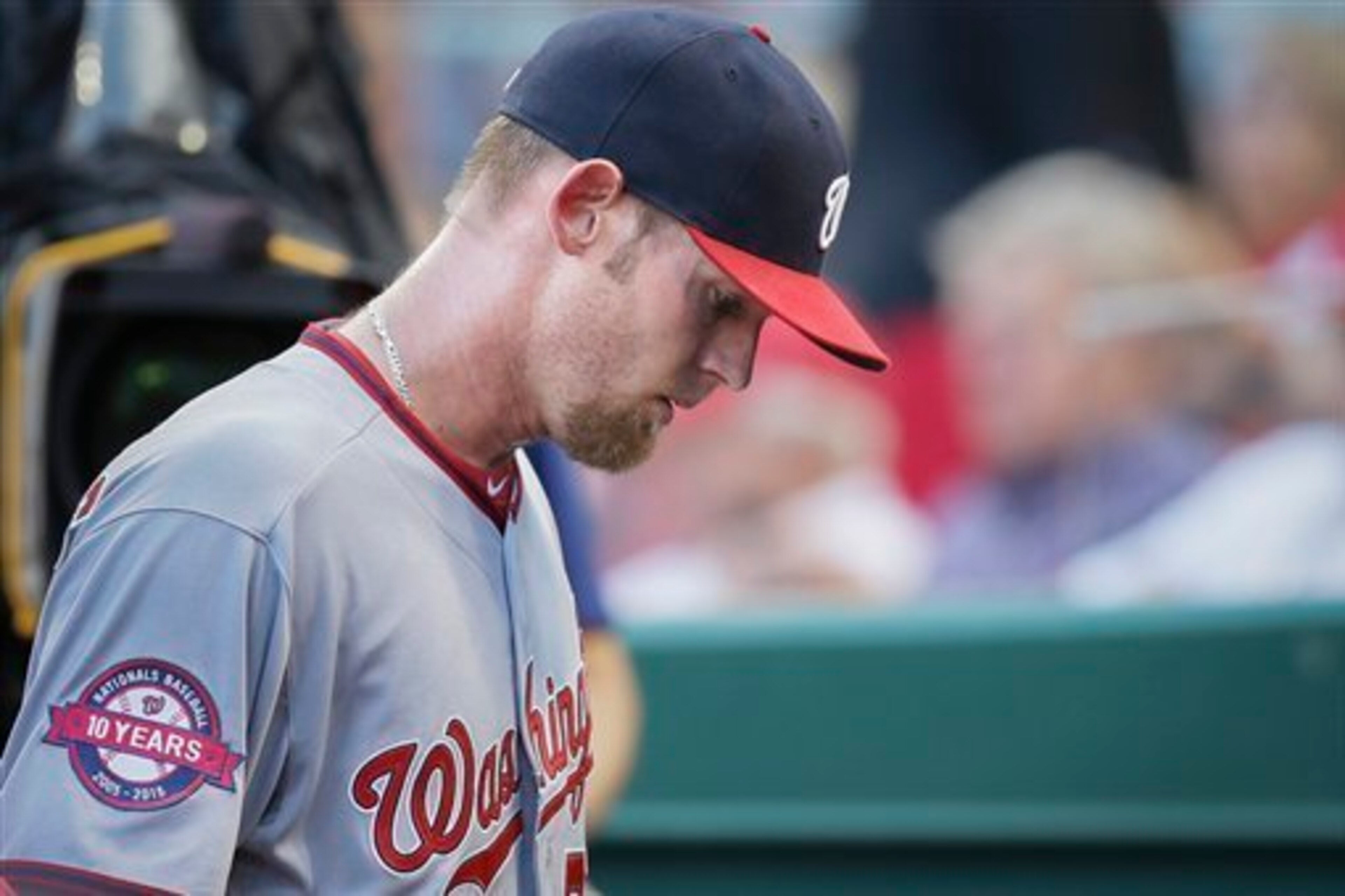 Strasburg's changeup, previously one of the best in the game, suddenly became hittable this season.