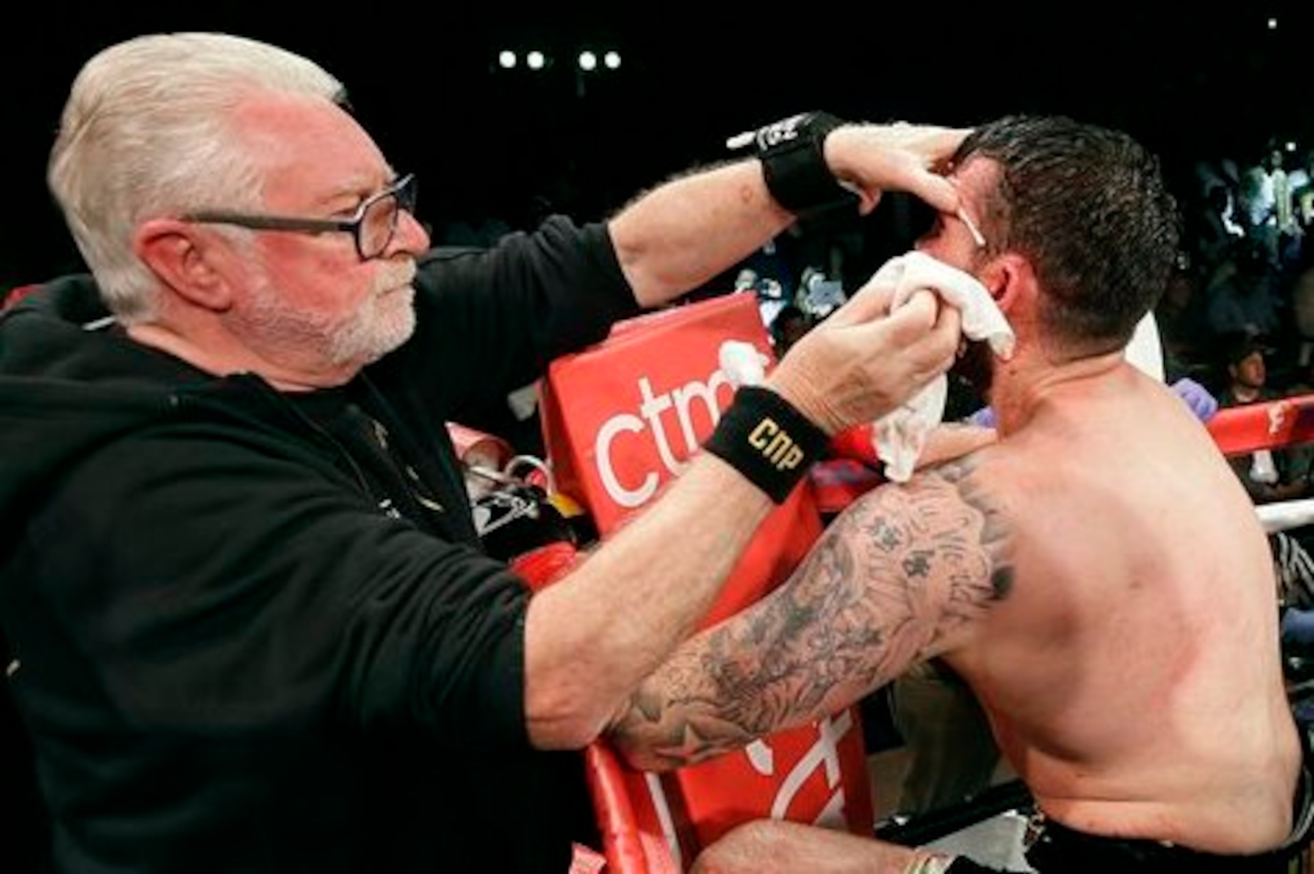 Smith: Was pulled out by his corner