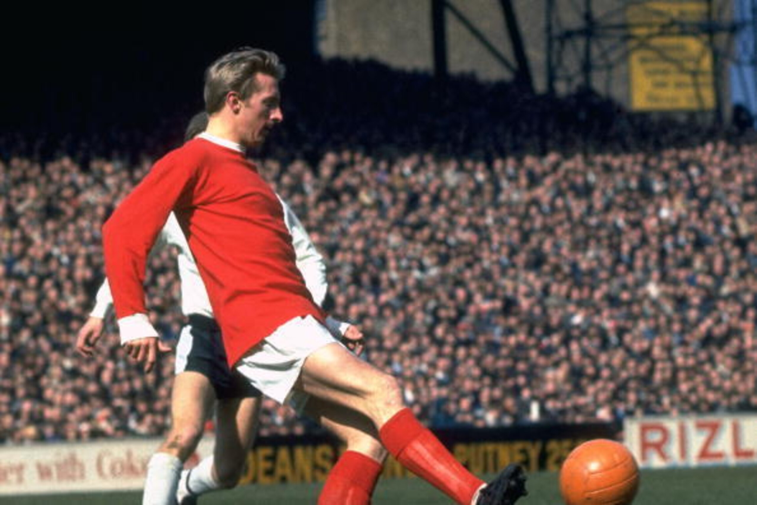 Mar 1968:  Denis Law of Manchester United. \ Mandatory Credit: Allsport UK /Allsport
