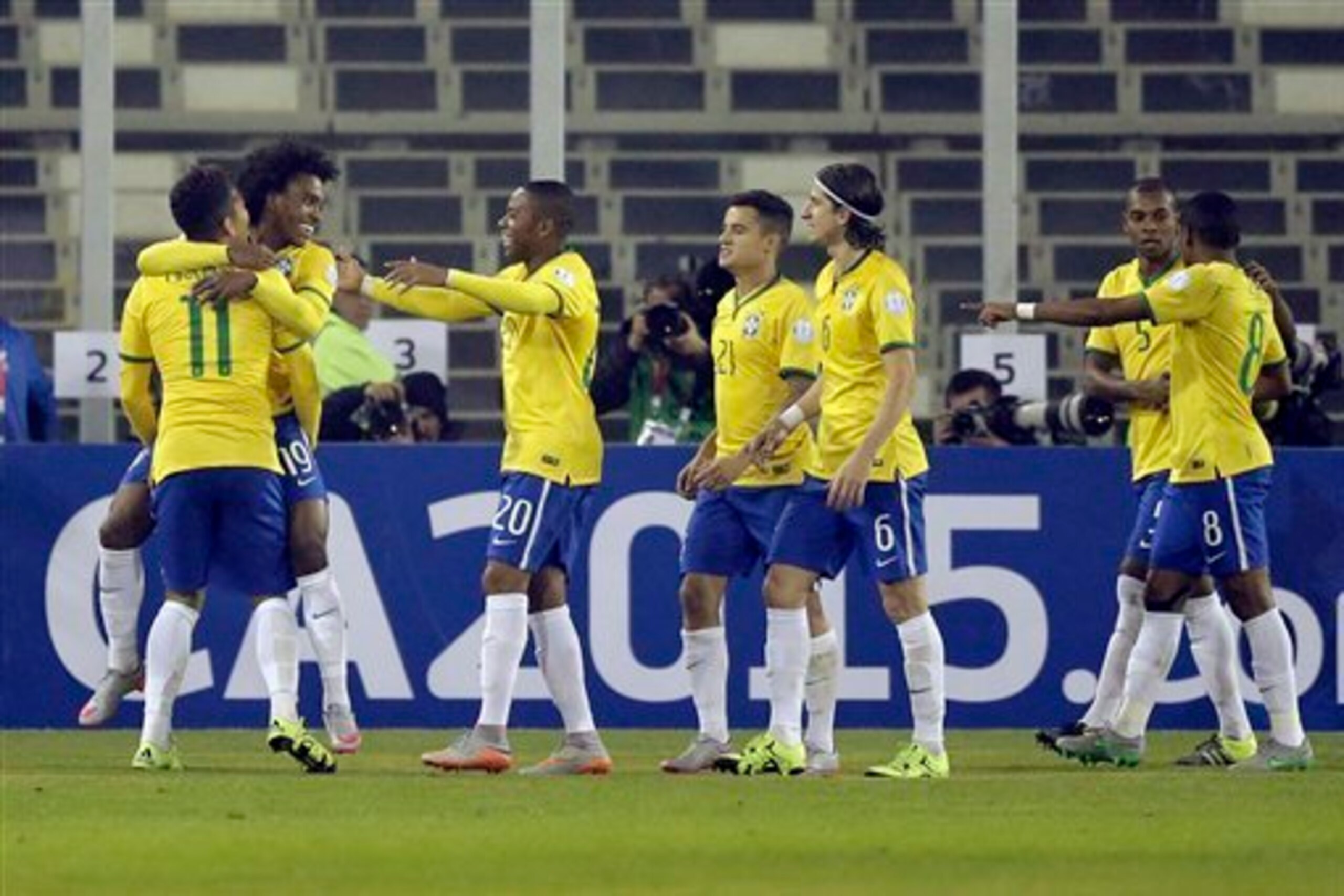 Brazil won their first match at the tournament without Neymar.