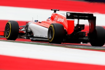 SPIELBERG, AUSTRIA - JUNE 20:  Will Stevens of Great Britain and Manor Marussia drives during final practice for the Formula One Grand Prix of Austria at Red Bull Ring on June 20, 2015 in Spielberg, Austria.  (Photo by Charles Coates/Getty Images)