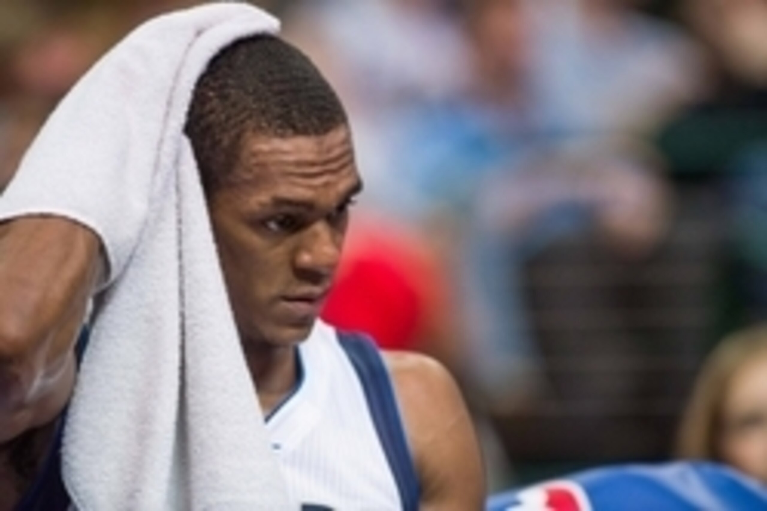 Apr 8, 2015; Dallas, TX, USA; Dallas Mavericks guard Rajon Rondo (9) during the game against the Phoenix Suns at the American Airlines Center. The Mavericks defeated the Suns 107-104. Mandatory Credit: Jerome Miron-USA TODAY Sports