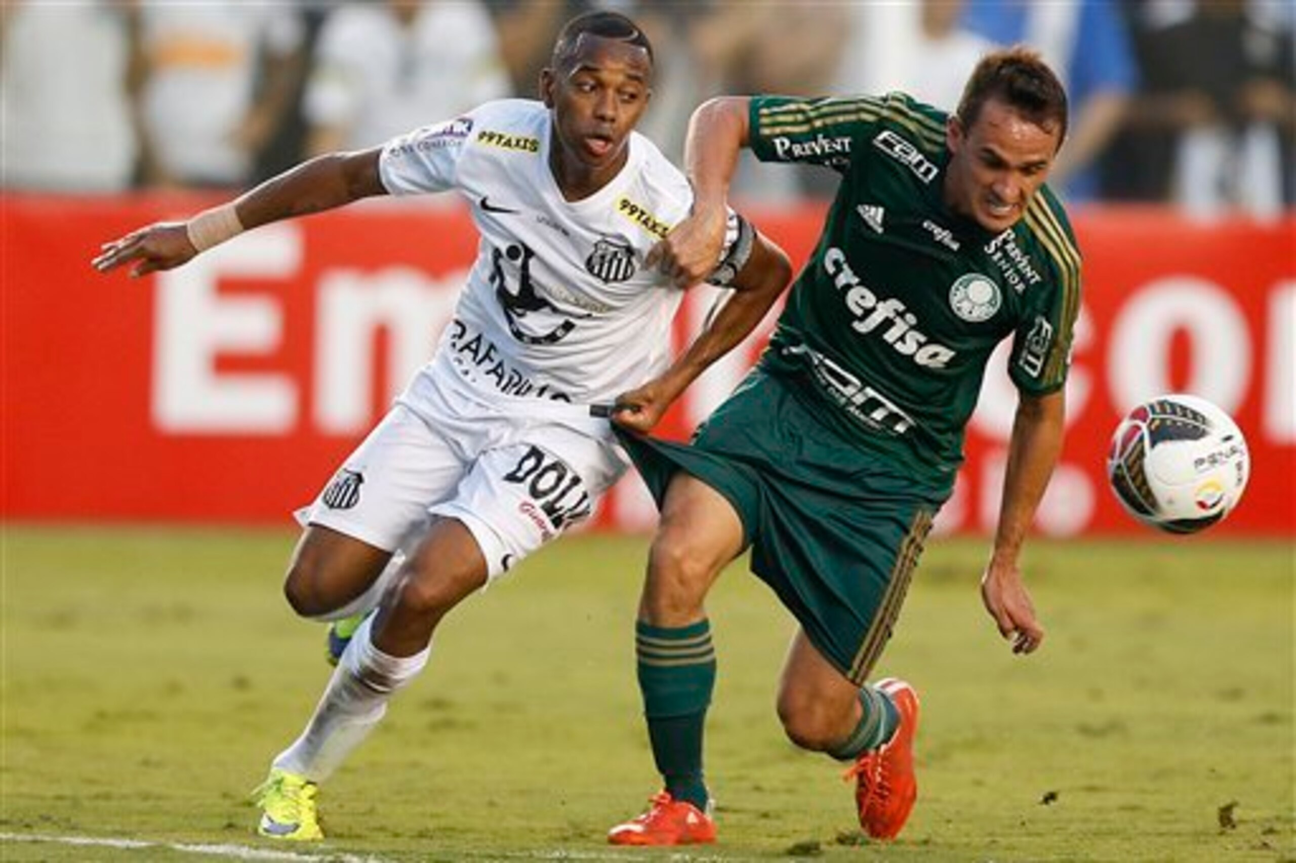 Robinho is finding form again at Santos.