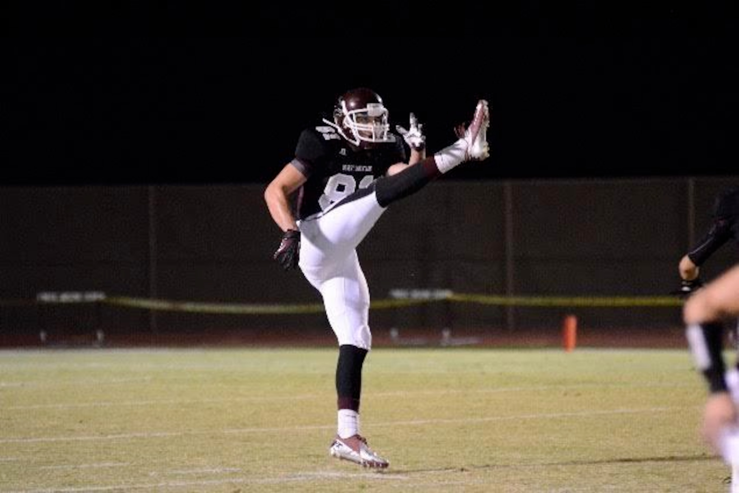 Mark Andrews, as a kicker for Desert Mountain High School.