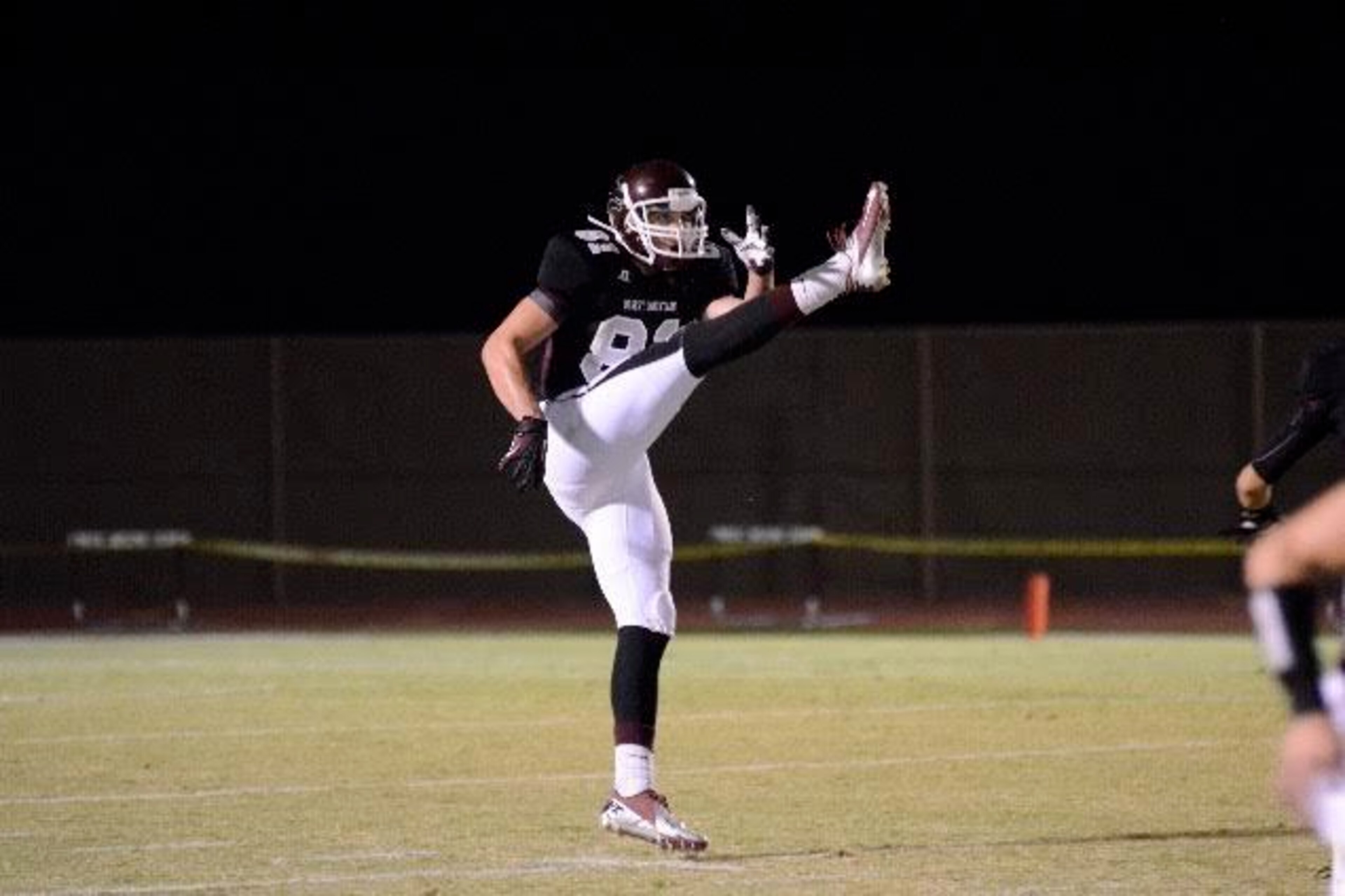 Mark Andrews, as a kicker for Desert Mountain High School.