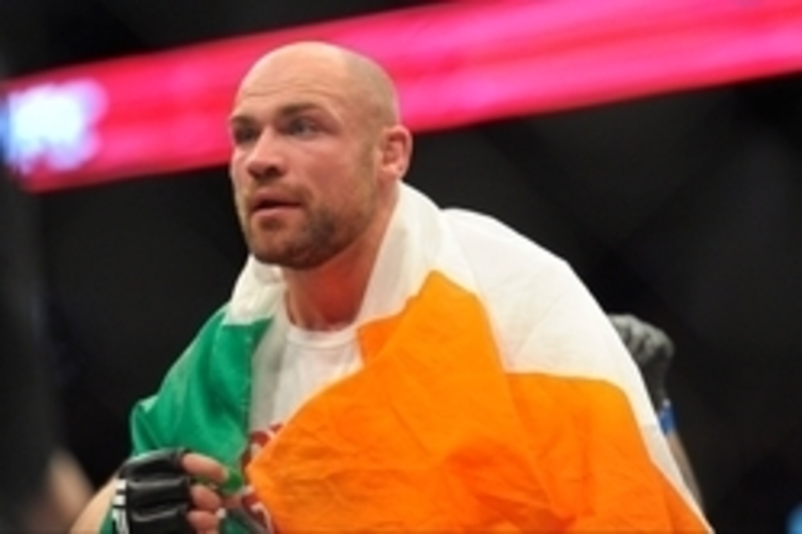 Jan 18, 2015; Boston, MA, USA; Cathal Pendred after his win over Sean Spencer (not pictures) in a welterweight bout at UFC Fight Night at TD Garden. Mandatory Credit: Bob DeChiara-USA TODAY Sports