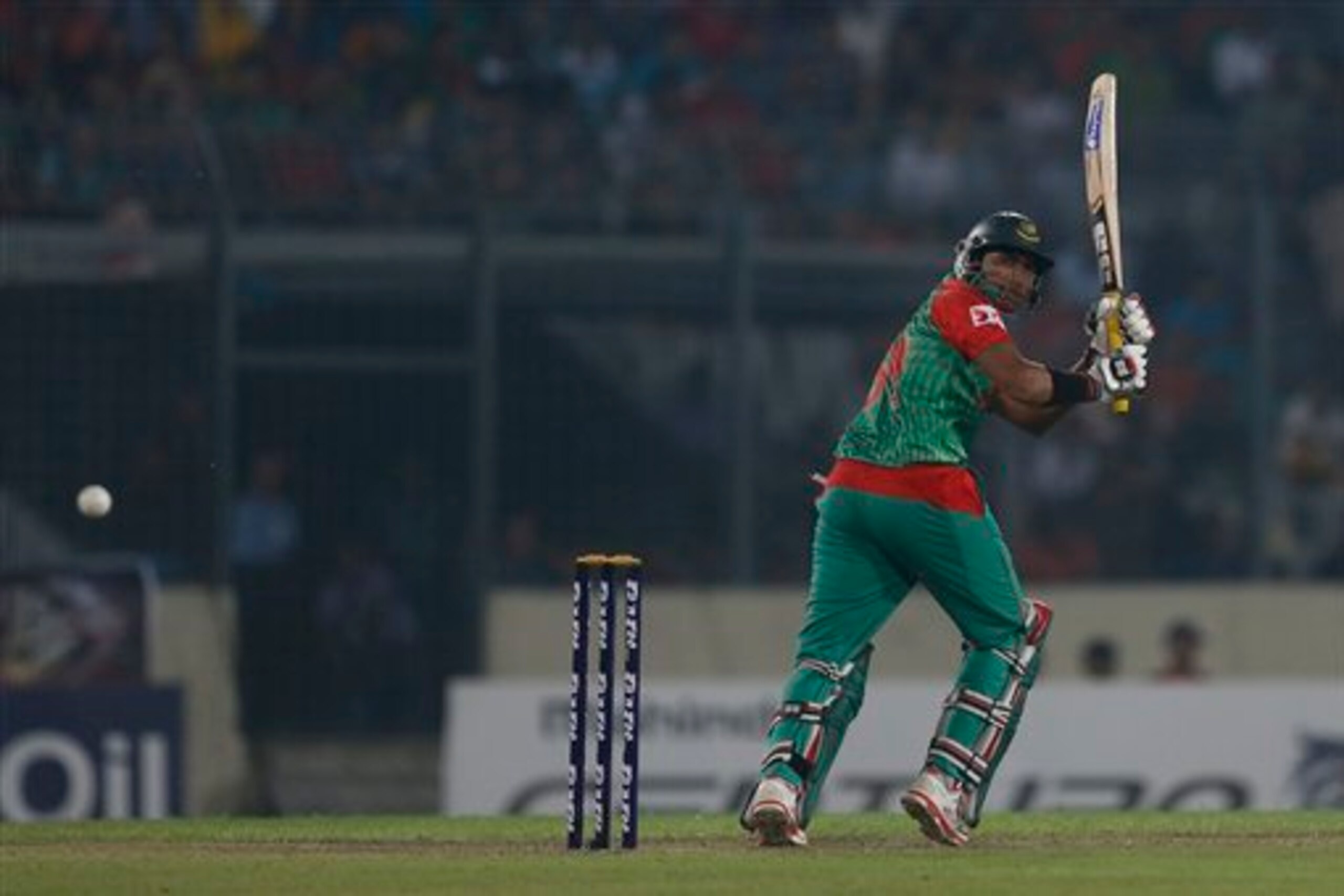 Sarkar made 40 before he was dismissed.