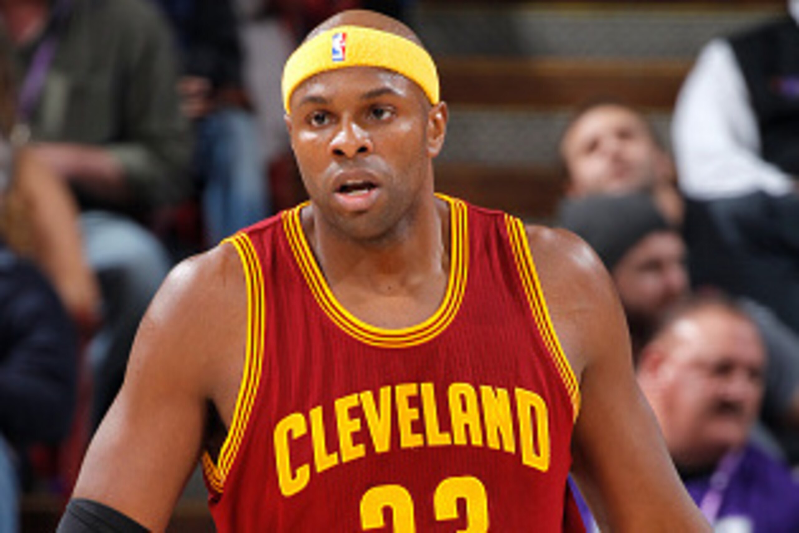 SACRAMENTO, CA - JANUARY 11: Brendan Haywood #33 of the Cleveland Cavaliers stands on the court during the game against the Sacramento Kings on January 11, 2015 at Sleep Train Arena in Sacramento, California. NOTE TO USER: User expressly acknowledges and 