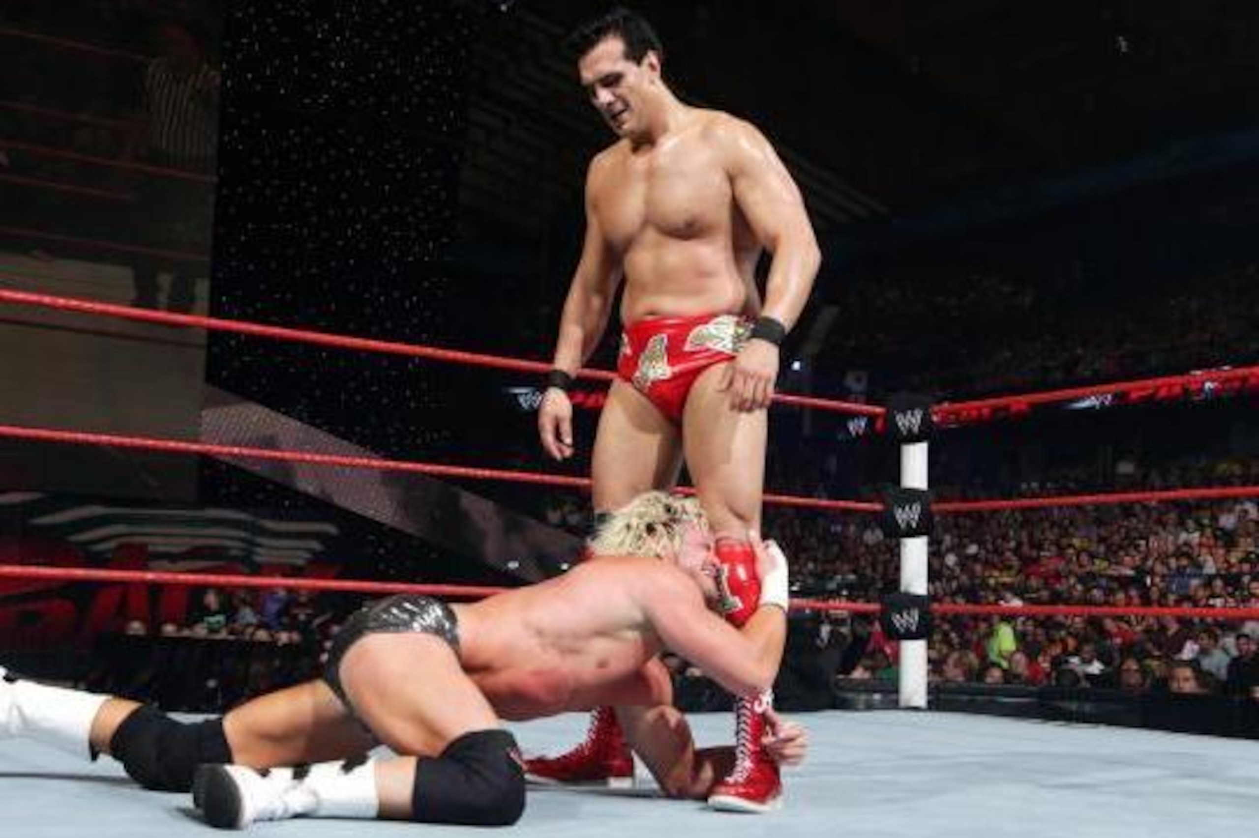 Alberto Del Rio taunts Dolph Ziggler at Payback 2013. Alberto Del Rio taunts Dolph Ziggler at Payback 2013.