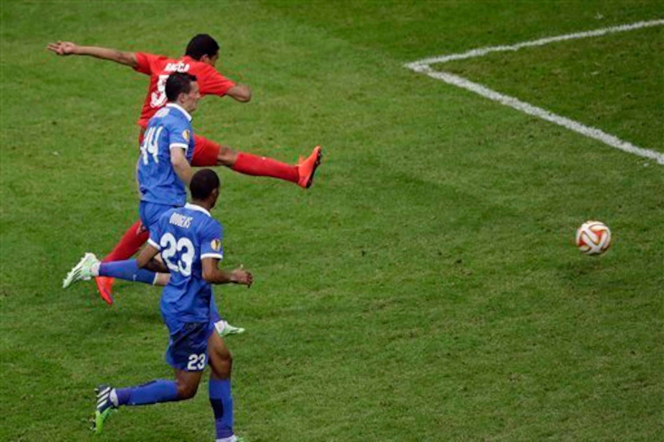 Bacca fired Sevilla to Europa League glory.