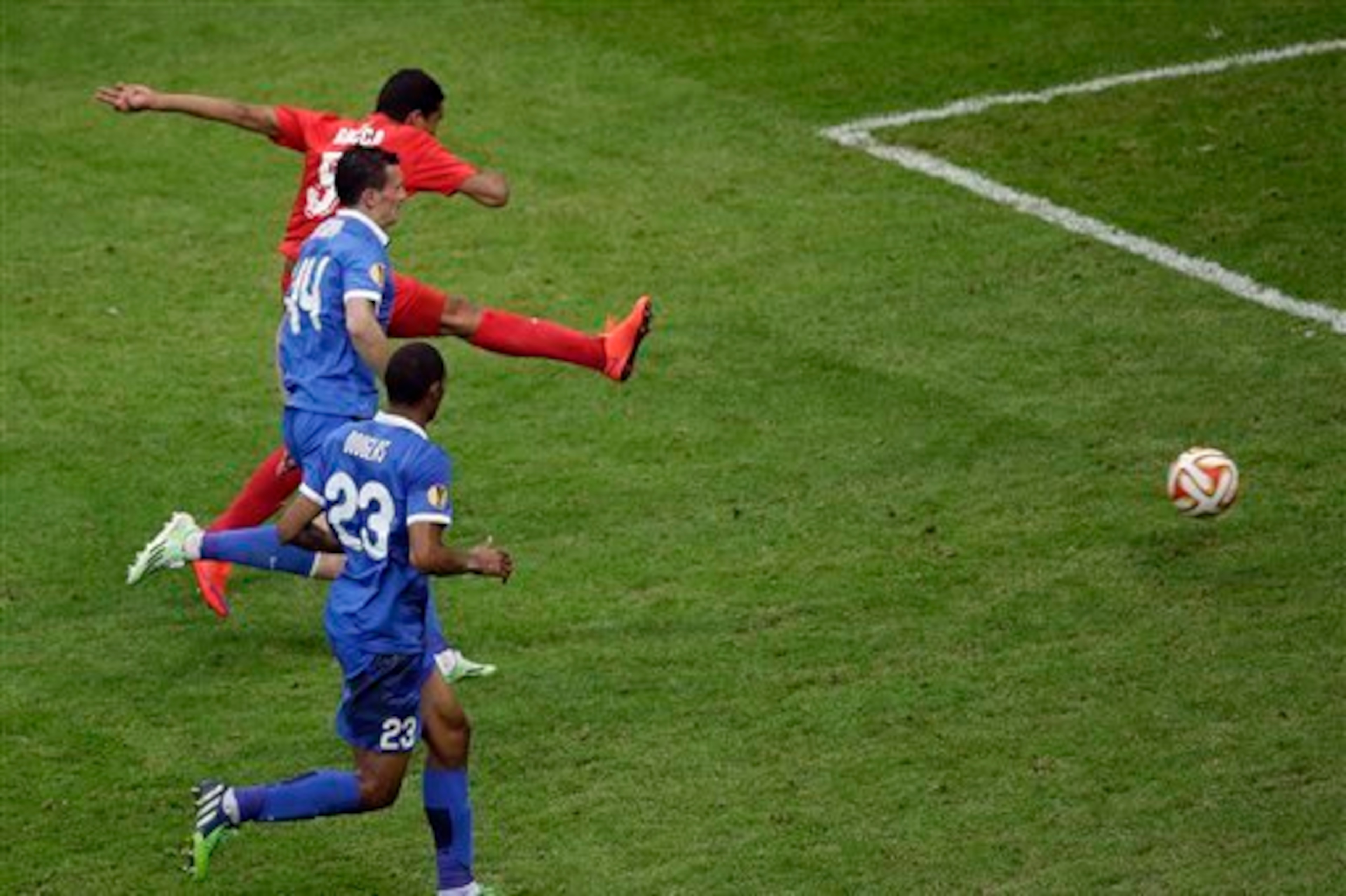 Bacca fired Sevilla to Europa League glory.