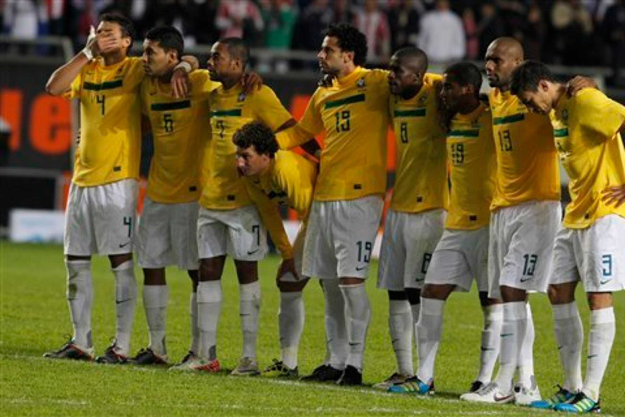 Brazil failed wth all four attempts from the spot against Paraguay in 2011. Brazil failed wth all four attempts from the spot against Paraguay in 2011.
