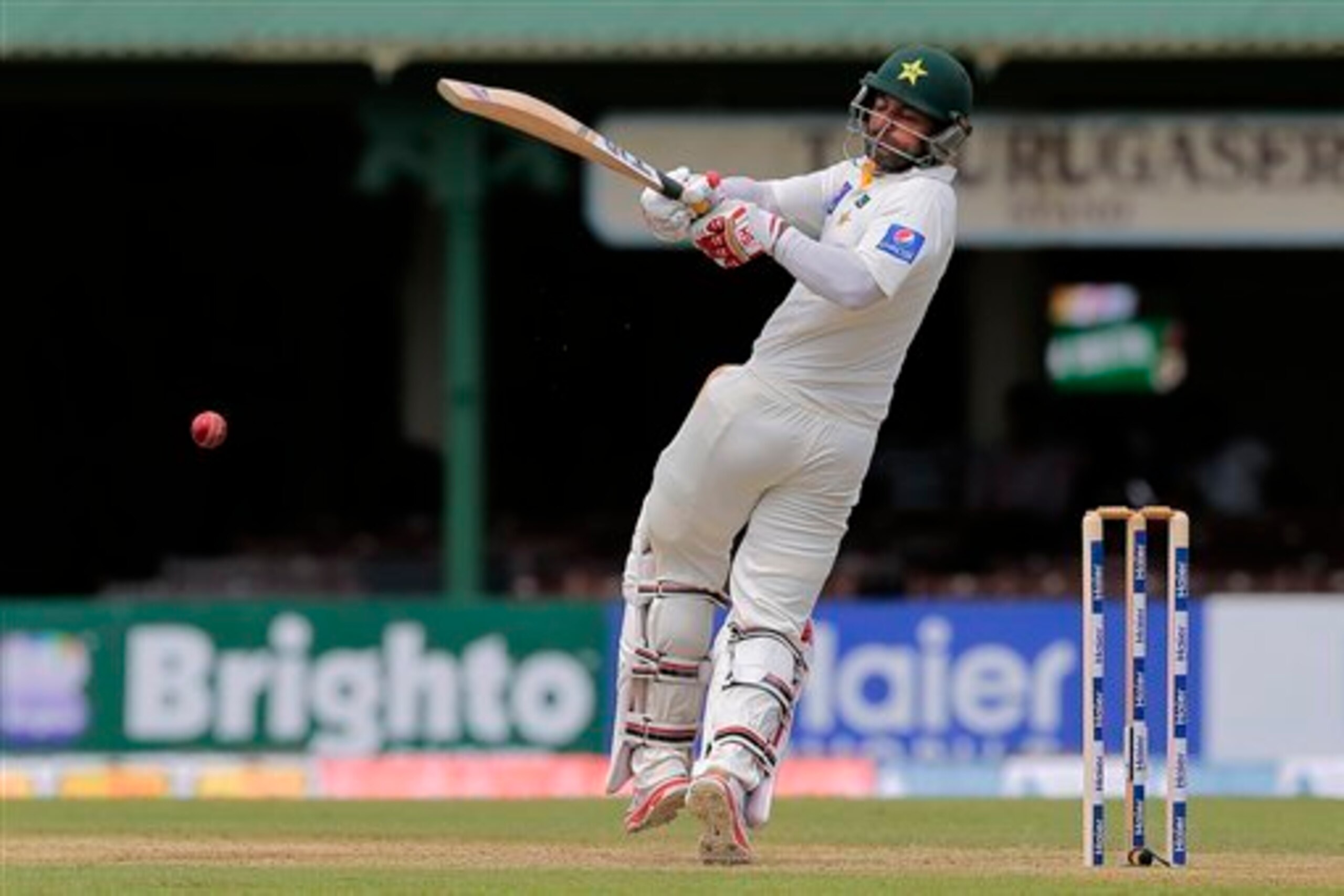 Hafeez was dismissed early in the second innings.