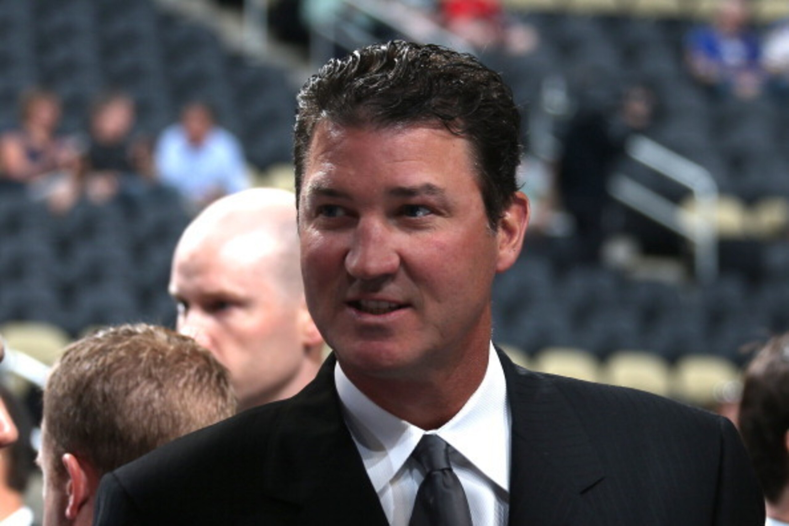 PITTSBURGH, PA - JUNE 22: Pittsburgh Penguins co-owner Mario Lemieux attends Round One of the 2012 NHL Entry Draft at Consol Energy Center on June 22, 2012 in Pittsburgh, Pennsylvania.  (Photo by Bruce Bennett/Getty Images)