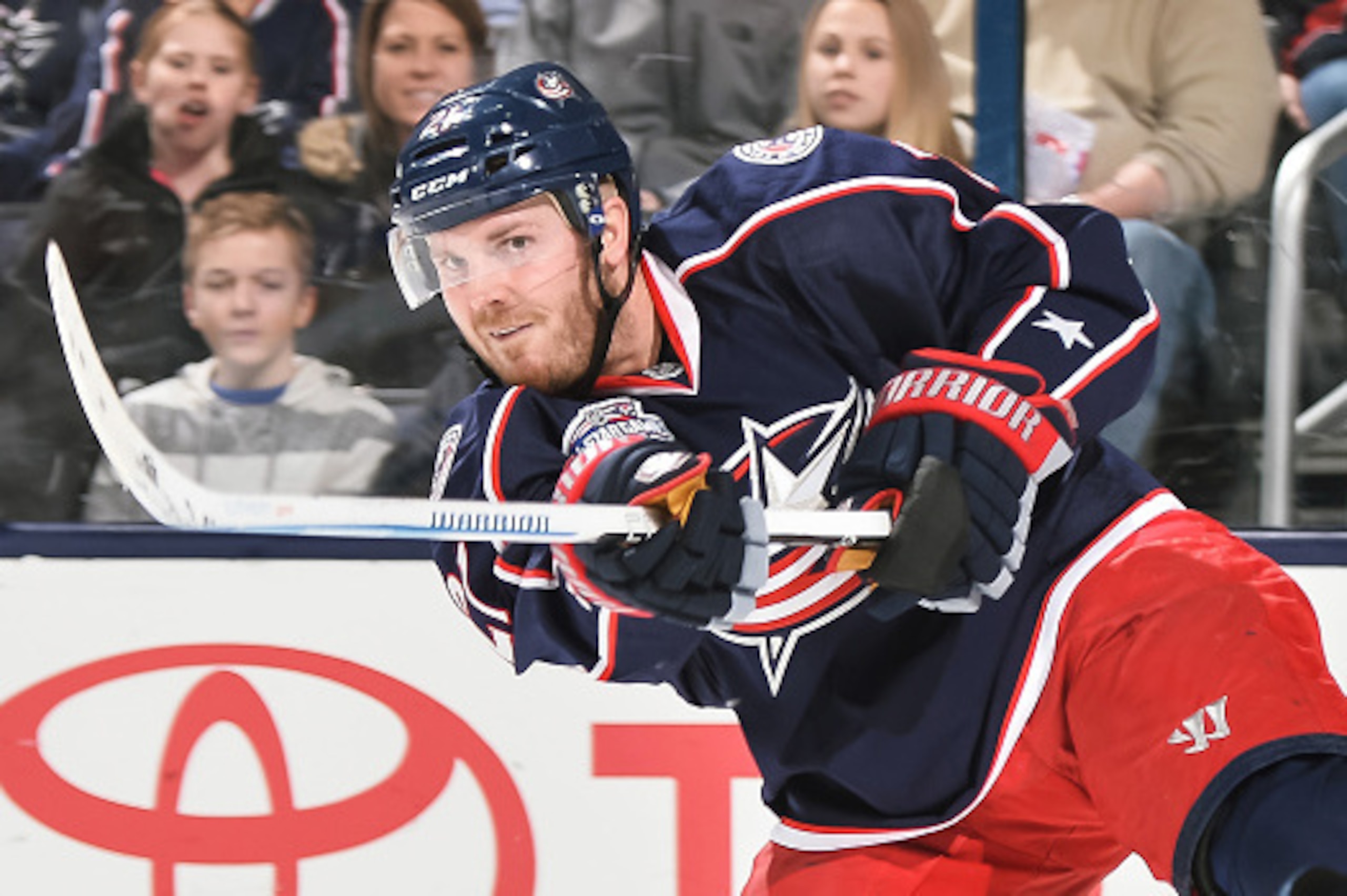 COLUMBUS, OH - FEBRUARY 6: James Wisniewski #21 of the Columbus Blue Jackets skates against the St. Louis Blues on February 6, 2015 at Nationwide Arena in Columbus, Ohio. Columbus defeated St. Louis 7-1. (Photo by Jamie Sabau/NHLI via Getty Images) COLUMBUS, OH - FEBRUARY 6: James Wisniewski #21 of the Columbus Blue Jackets skates against the St. Louis Blues on February 6, 2015 at Nationwide Arena in Columbus, Ohio. Columbus defeated St. Louis 7-1. (Photo by Jamie Sabau/NHLI via Getty Images)