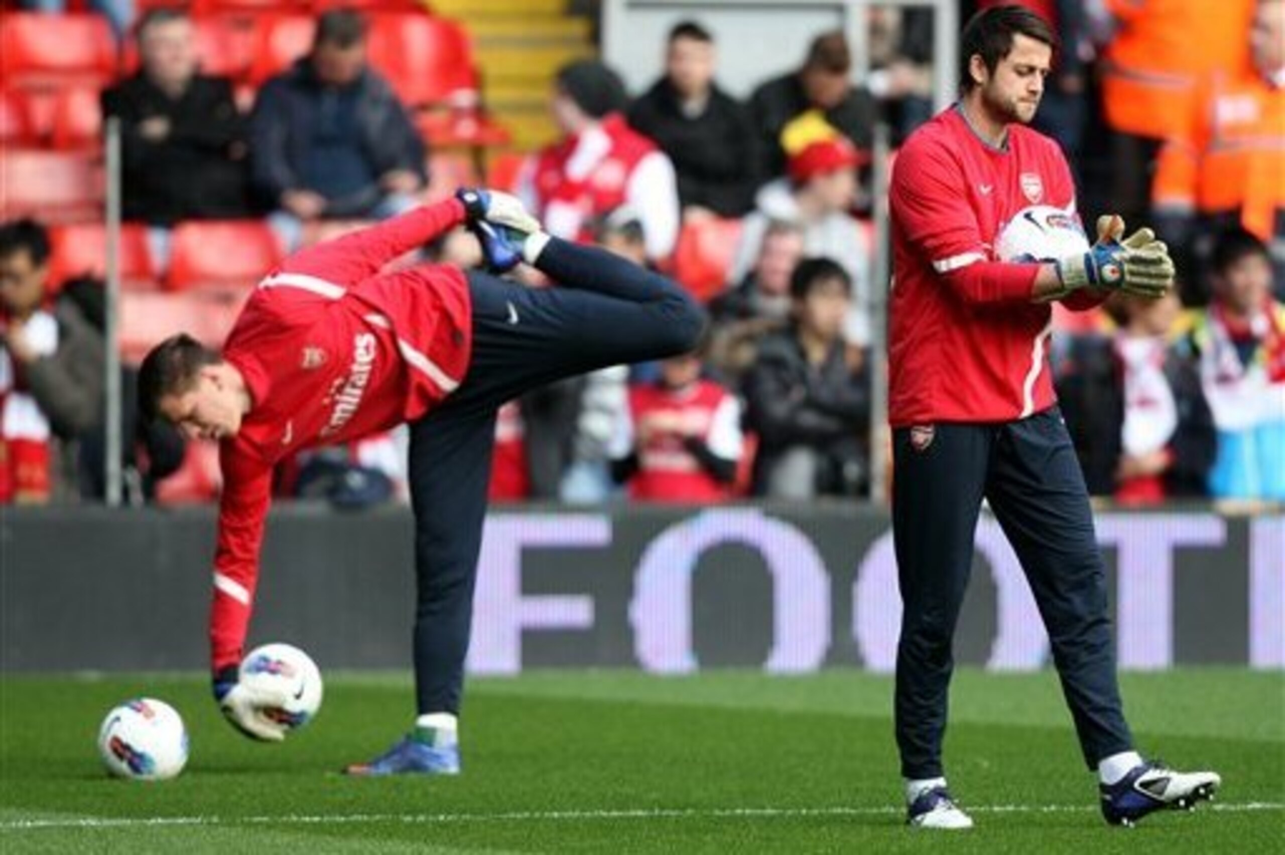 The days of Arsenal's calamity 'keepers are now over.