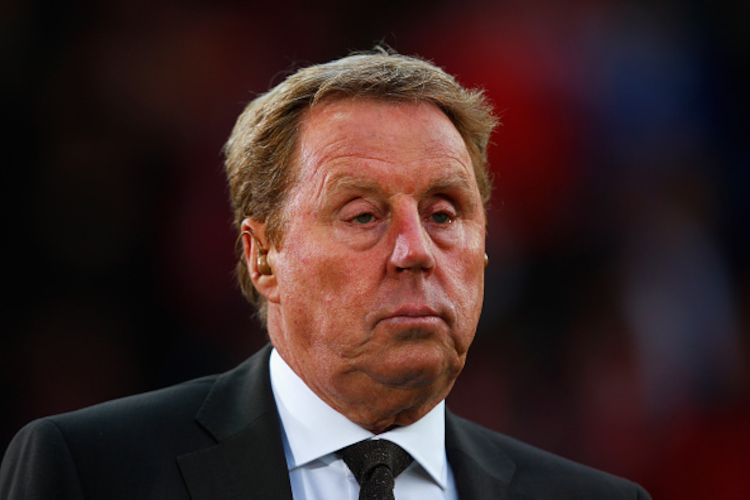 BOURNEMOUTH, ENGLAND - APRIL 27:  Ex-Bournemouth manager and pundit Harry Redknapp looks on prior to the Sky Bet Championship match between AFC Bournemouth and Bolton Wanderers at Goldsands Stadium on April 27, 2015 in Bournemouth, England.  (Photo by Cli