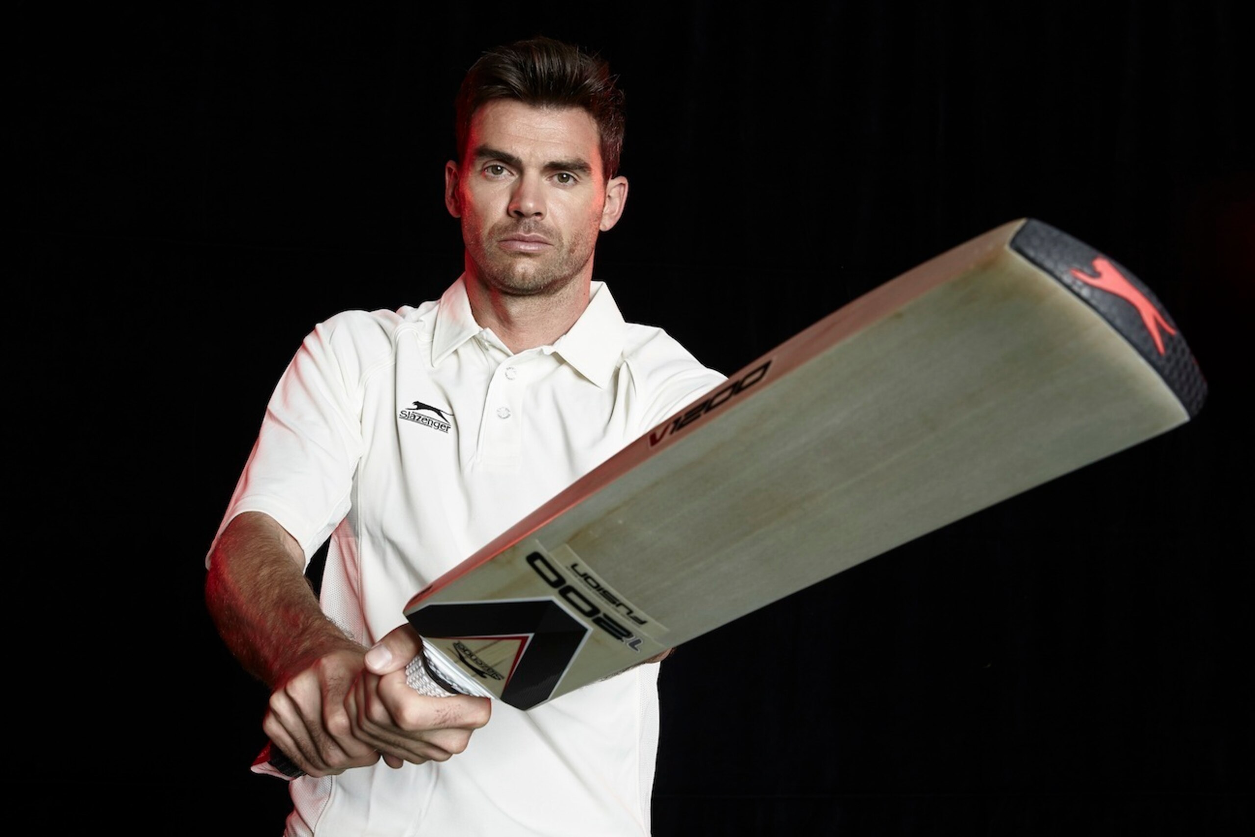 James Anderson will likely be called into action with the bat at some stage this summer.