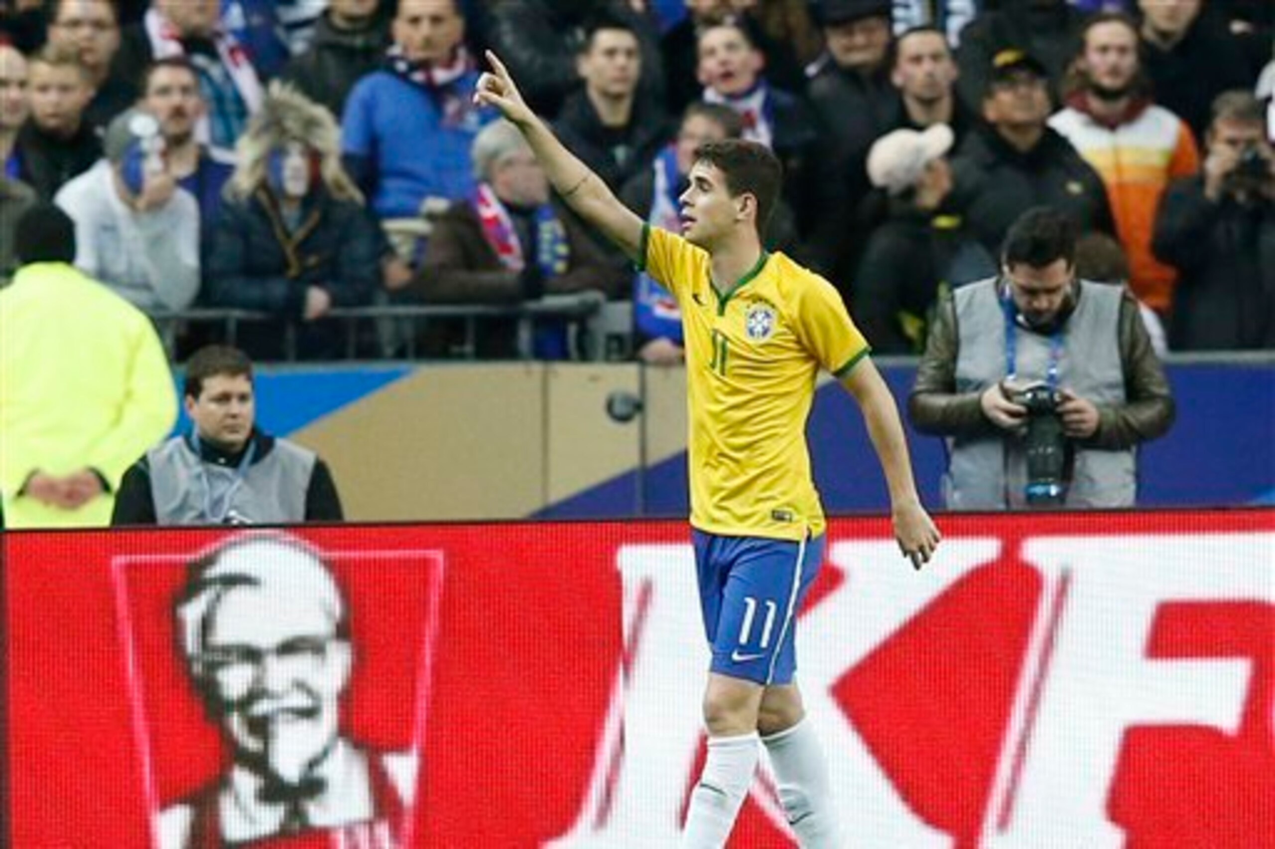 Oscar was one of several first-team players to miss the Copa America.