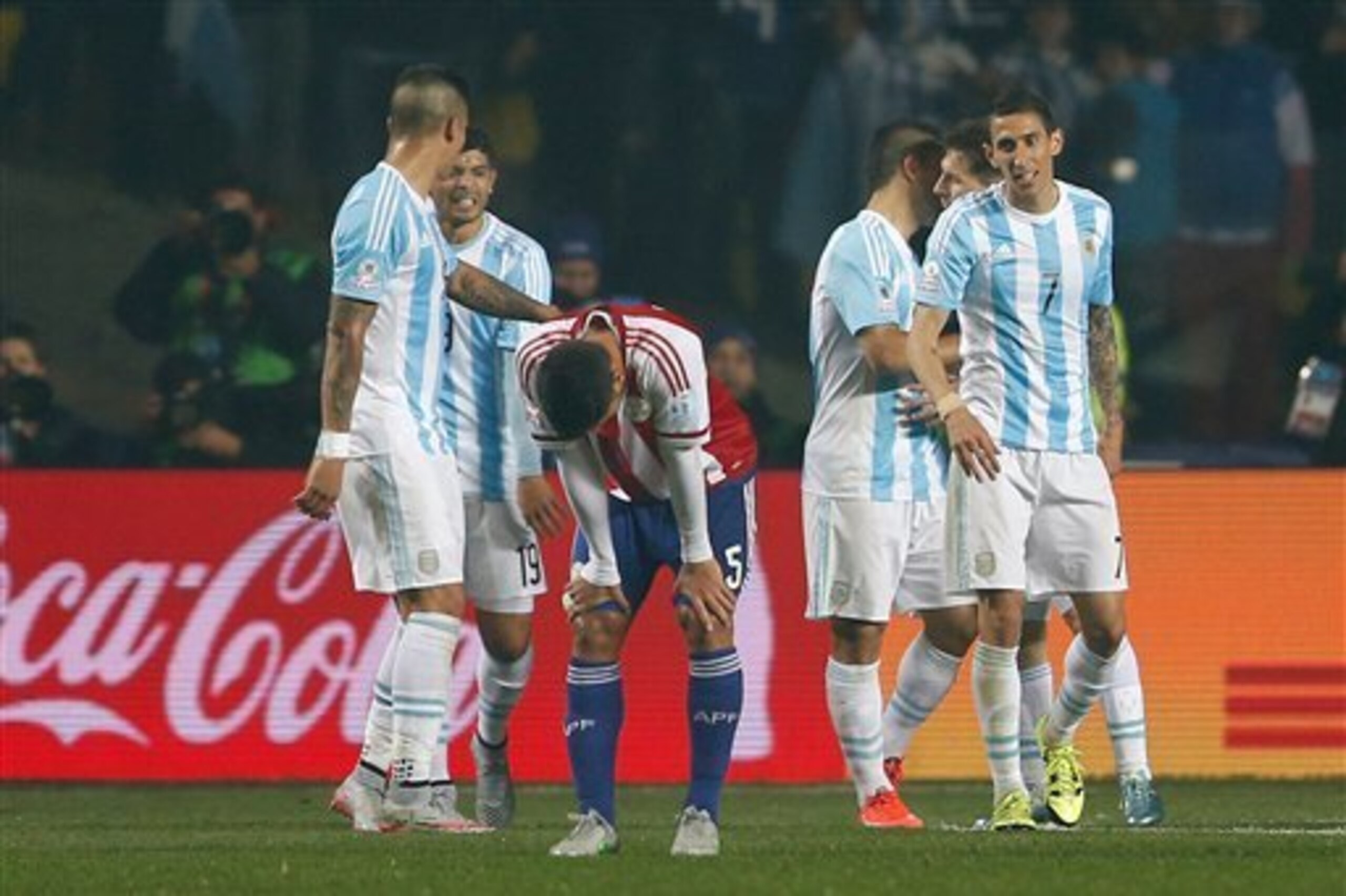 Argentina ran Paraguay ragged in the semi-final.